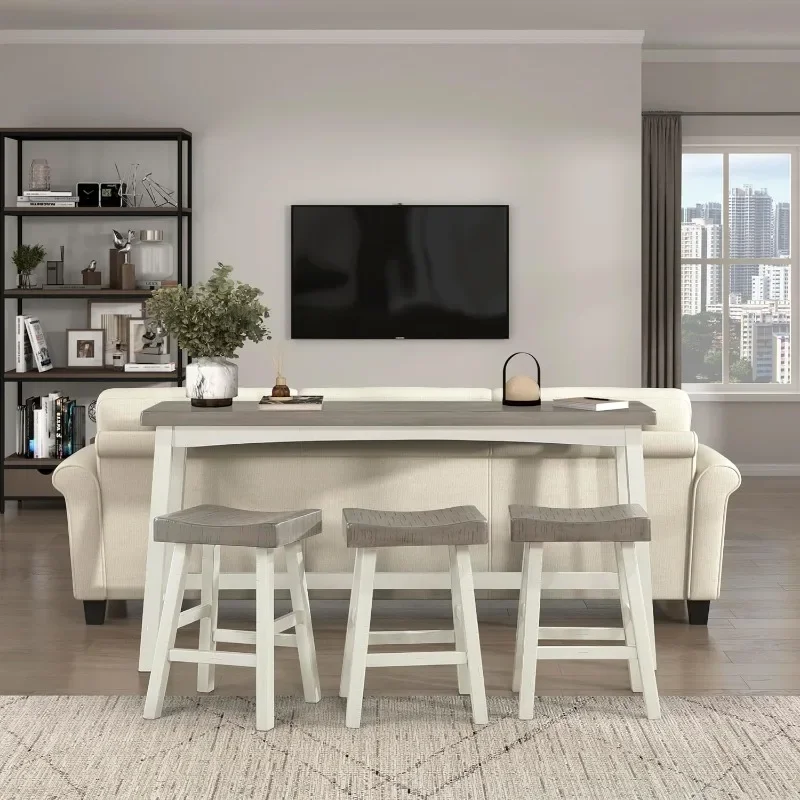 Small Kitchen Table Set Kitchen Island Table with Saddle Bar Stools, Dining Table Set for Breakfast Living Room, Apartment
Small Kitchen Table Set Kitchen Island Table with Saddle Bar Stools, Dining Table Set for Breakfast Living Room, Apartment