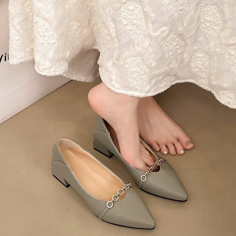 New Women's Summer Footwear Blue Shoes for Woman 2025 Yellow with Medium Heels Pointed Toe on Sale Offer Wholesale Stylish
New Women's Summer Footwear Blue Shoes for Woman 2025 Yellow with Medium Heels Pointed Toe on Sale Offer Wholesale Stylish