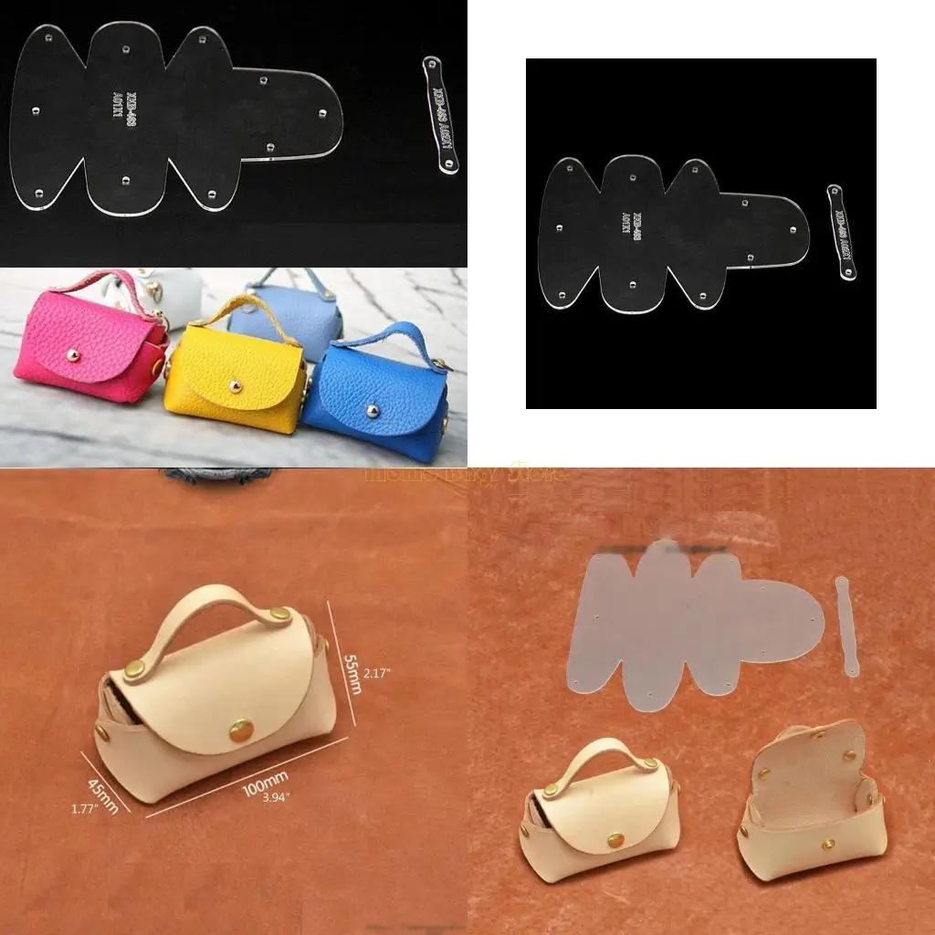 X90D DIY Кожаный кошелек шаблон ПВХ
X90D DIY Кожаный кошелек шаблон ПВХ