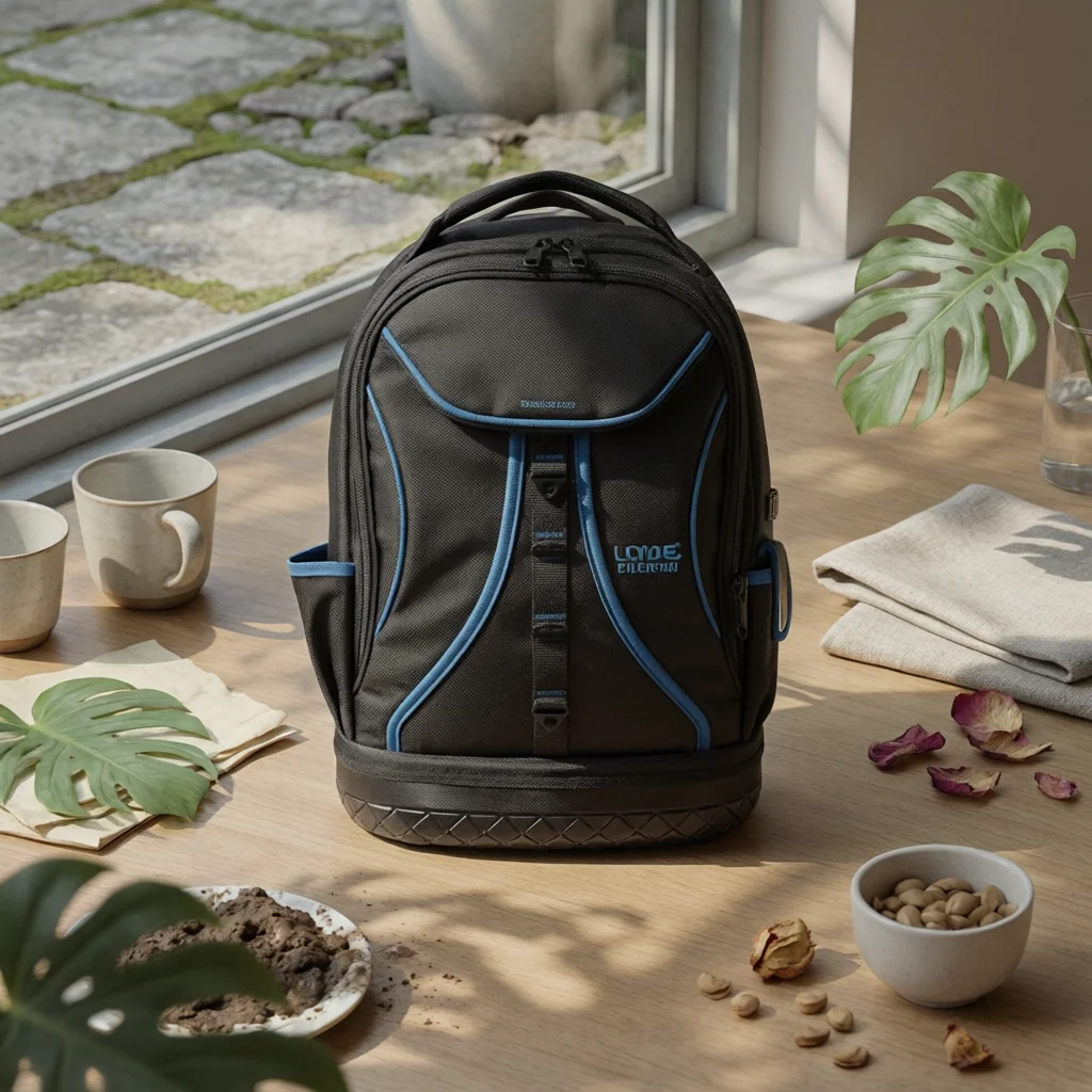 Tool Backpack with Plastic Base Padded Tool Backpack with Molded Base Multi-Pocket Heavy-Duty for Electricians, Jobsite
Tool Backpack with Plastic Base Padded Tool Backpack with Molded Base Multi-Pocket Heavy-Duty for Electricians, Jobsite