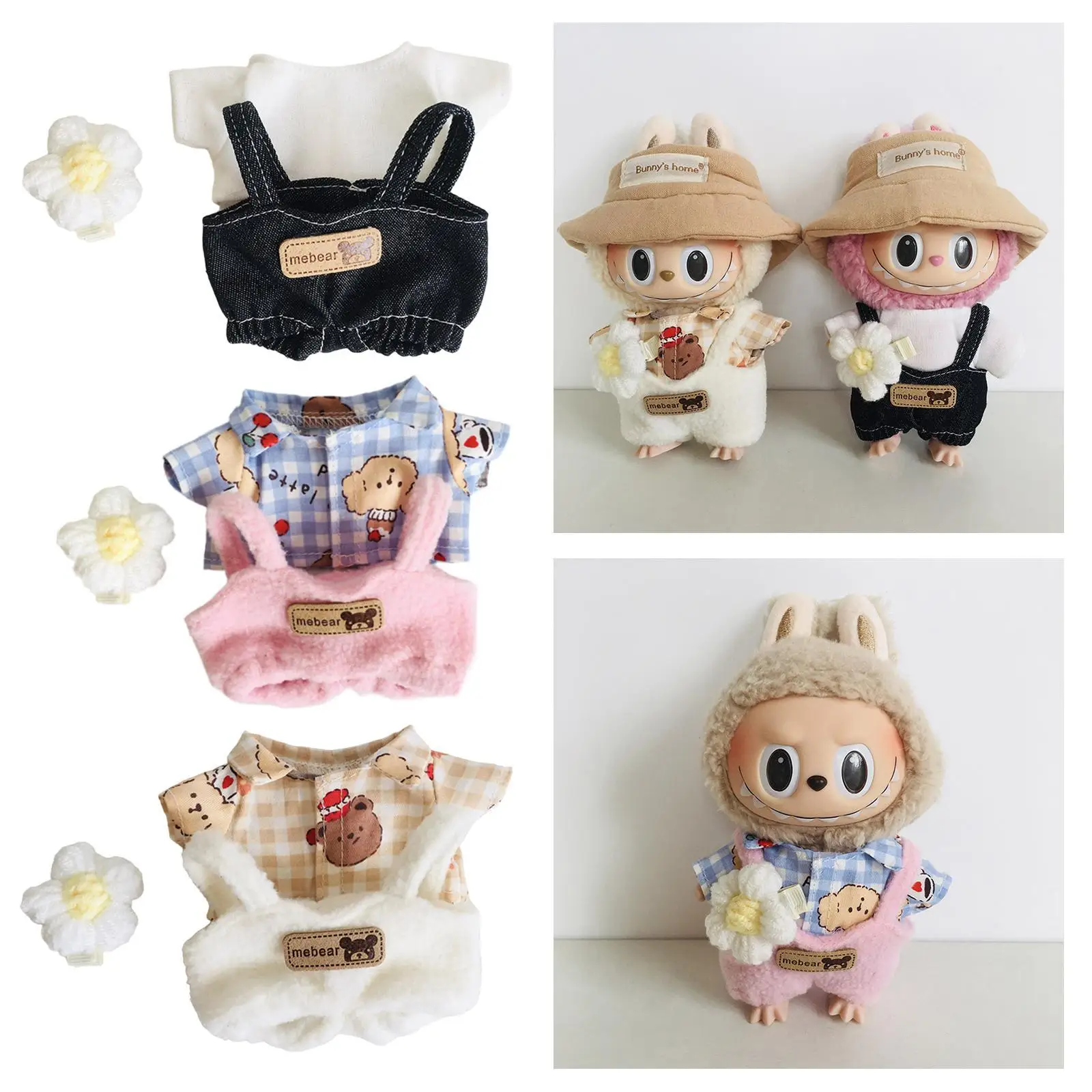 Plush Doll Clothes Stuffed Plush Doll Dress up Plush Doll Accessories Doll T Shirt Pants Doll Suit Stuffed Animals Clothes Soft
Plush Doll Clothes Stuffed Plush Doll Dress up Plush Doll Accessories Doll T Shirt Pants Doll Suit Stuffed Animals Clothes Soft