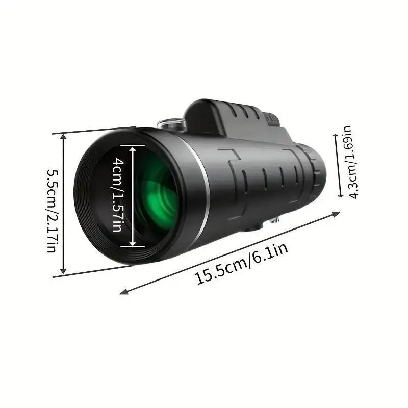 New 40X60 Professional Telescope Monocular Night Powerful Mini Pocket Zoom With Smartphone Hunting Camping
New 40X60 Professional Telescope Monocular Night Powerful Mini Pocket Zoom With Smartphone Hunting Camping