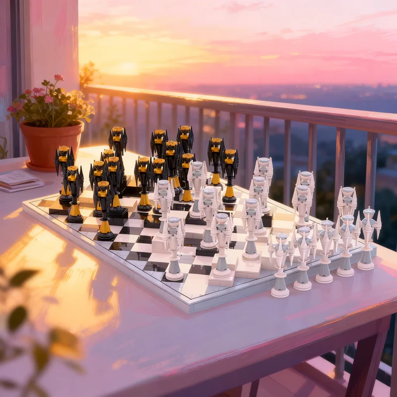 2416pcs MOC Kingdom Hearts Alba Ater Chess Set Model Building Blocks DIY Gift Creative Collectible Display Decor Premium Adult
2416pcs MOC Kingdom Hearts Alba Ater Chess Set Model Building Blocks DIY Gift Creative Collectible Display Decor Premium Adult