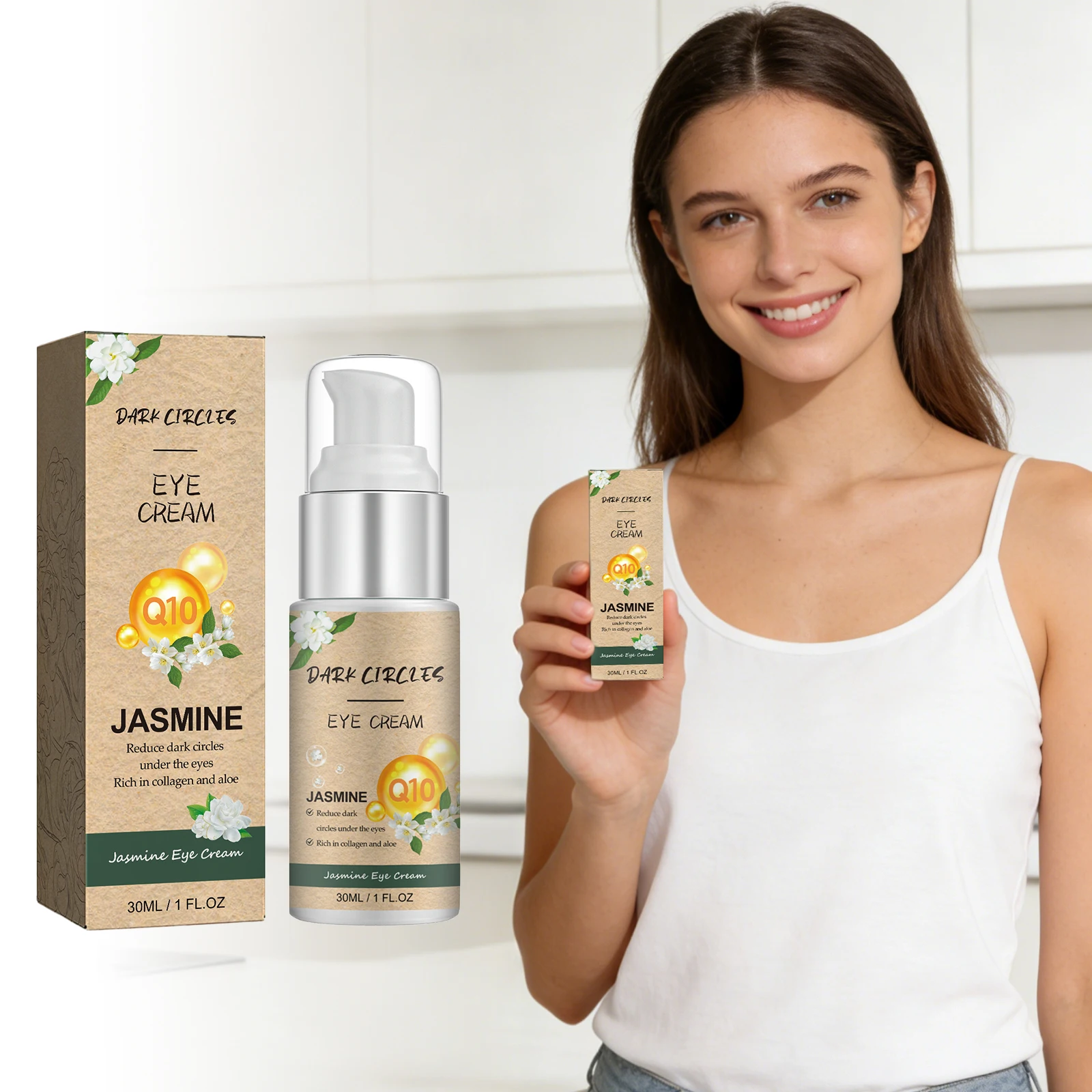 Jasmine Eye Cream Improve Dark Circles Reducing Fine Line Decrease Puffiness Firming Eye Bag Soothing Nourishing Eye Care Creams
Jasmine Eye Cream Improve Dark Circles Reducing Fine Line Decrease Puffiness Firming Eye Bag Soothing Nourishing Eye Care Creams