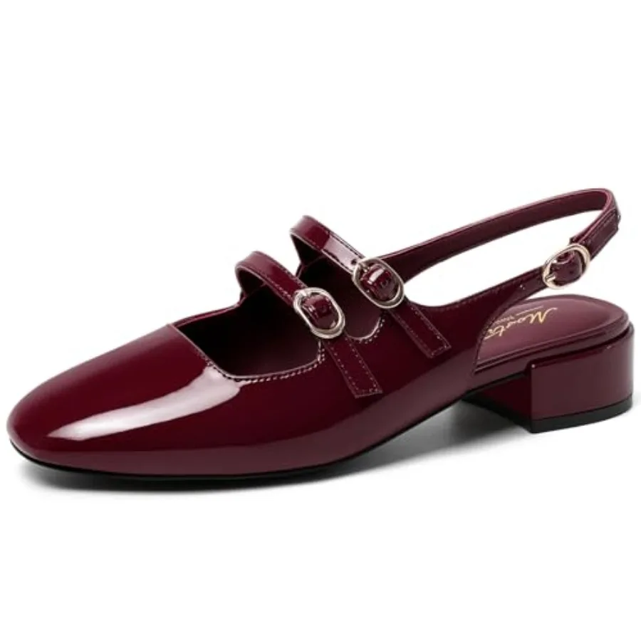 Mostrin Mary Jane Shoes Women Slingback Chunky Low Heels for Women Closed Rounded Toe Ankle Strap Pumps Daily Wedding Party Dre
Mostrin Mary Jane Shoes Women Slingback Chunky Low Heels for Women Closed Rounded Toe Ankle Strap Pumps Daily Wedding Party Dre