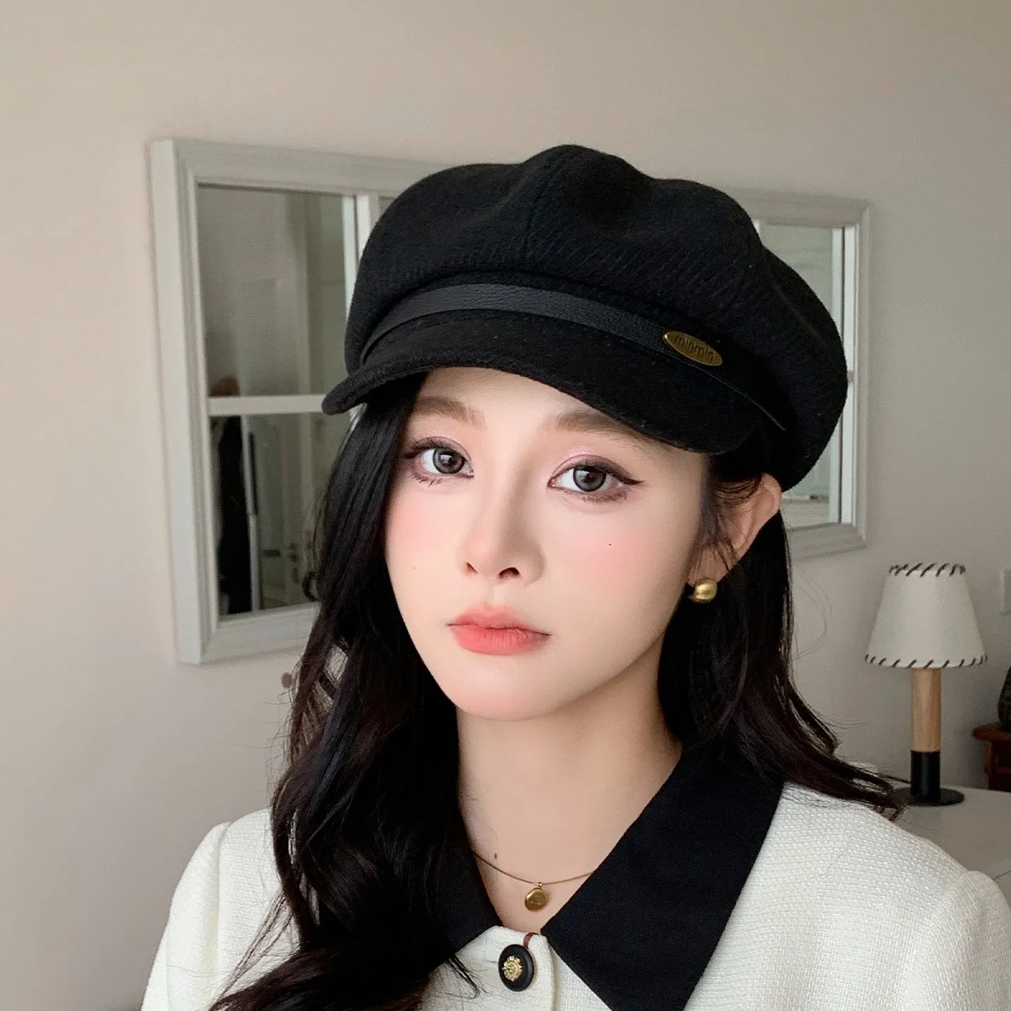 Берет женский весенне-летний новый восьмиугольный шапка, шляпа художника, шляпа газетчика, большой окружность головы в корейском стиле, маленькое лицо
Берет женский весенне-летний новый восьмиугольный шапка, шляпа художника, шляпа газетчика, большой окружность головы в корейском стиле, маленькое лицо