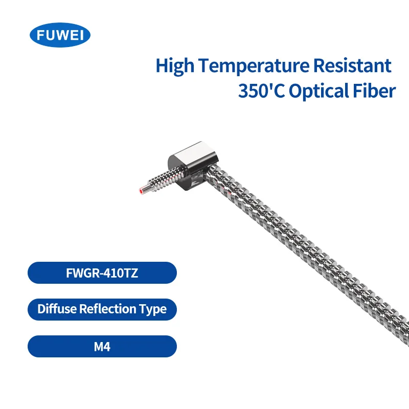 FWGR-410TZ Diffuse Reflection 90-Degree Right Angle Boiler High-Temperature 350-Degree Fiber Optic Sensor
FWGR-410TZ Diffuse Reflection 90-Degree Right Angle Boiler High-Temperature 350-Degree Fiber Optic Sensor