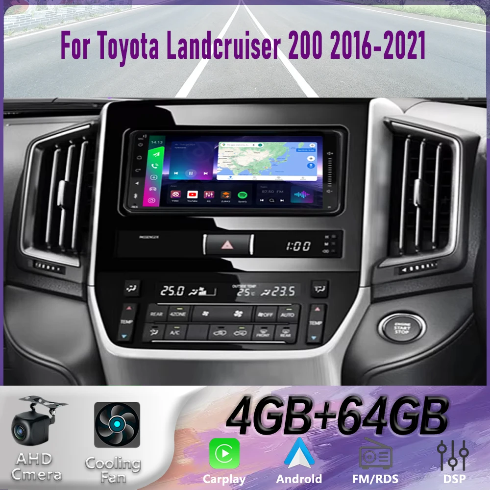 7" 4+64GB For Toyota Land Cruiser 200 Series Car Radio Head Unit Wireless Carplay Android 15 Auto Steering wheel control GPS
7" 4+64GB For Toyota Land Cruiser 200 Series Car Radio Head Unit Wireless Carplay Android 15 Auto Steering wheel control GPS