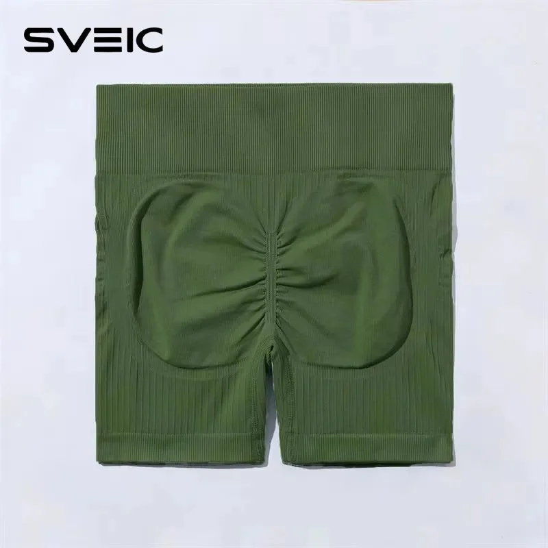 SVEIC Бесшовные женские спортивные шорты для йоги, леггинсы с высокой талией, облегающие шорты для фитнеса, быстросохнущая одежда для велоспорта, тренировок, тренажерного зала
SVEIC Бесшовные женские спортивные шорты для йоги, леггинсы с высокой талией, облегающие шорты для фитнеса, быстросохнущая одежда для велоспорта, тренировок, тренажерного зала