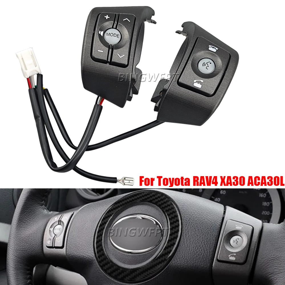 New For Toyota Rav4 XA30 ACA30L 2006-2008 With Backlight Multifunction Steering Wheel Combination Control Switch
New For Toyota Rav4 XA30 ACA30L 2006-2008 With Backlight Multifunction Steering Wheel Combination Control Switch