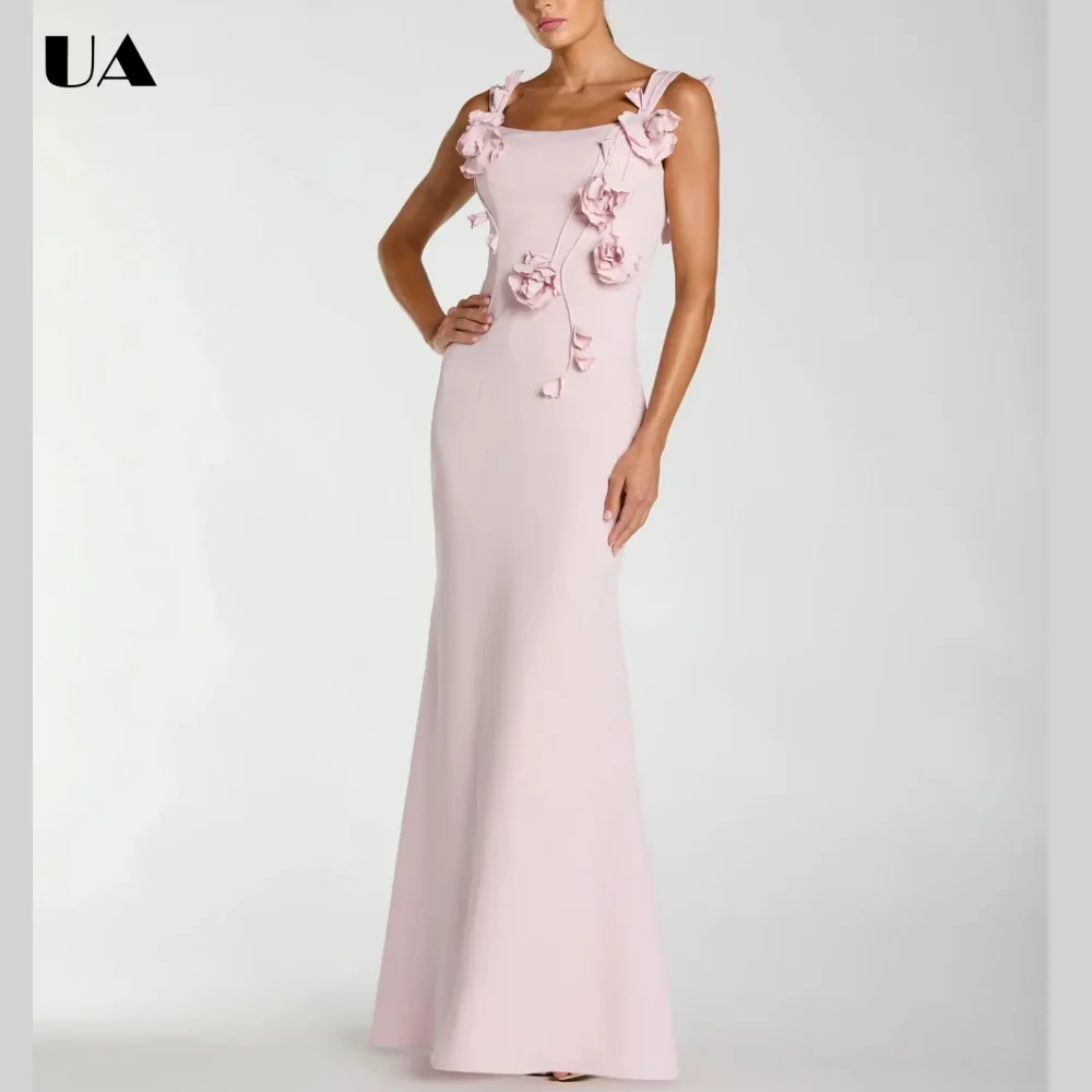 ULBYANRY Fashionable Square Neck 3D Flower Prom Dress for Woman Elegant Mermaid Evening Dress Customized Sleeveless Party Dress
ULBYANRY Fashionable Square Neck 3D Flower Prom Dress for Woman Elegant Mermaid Evening Dress Customized Sleeveless Party Dress