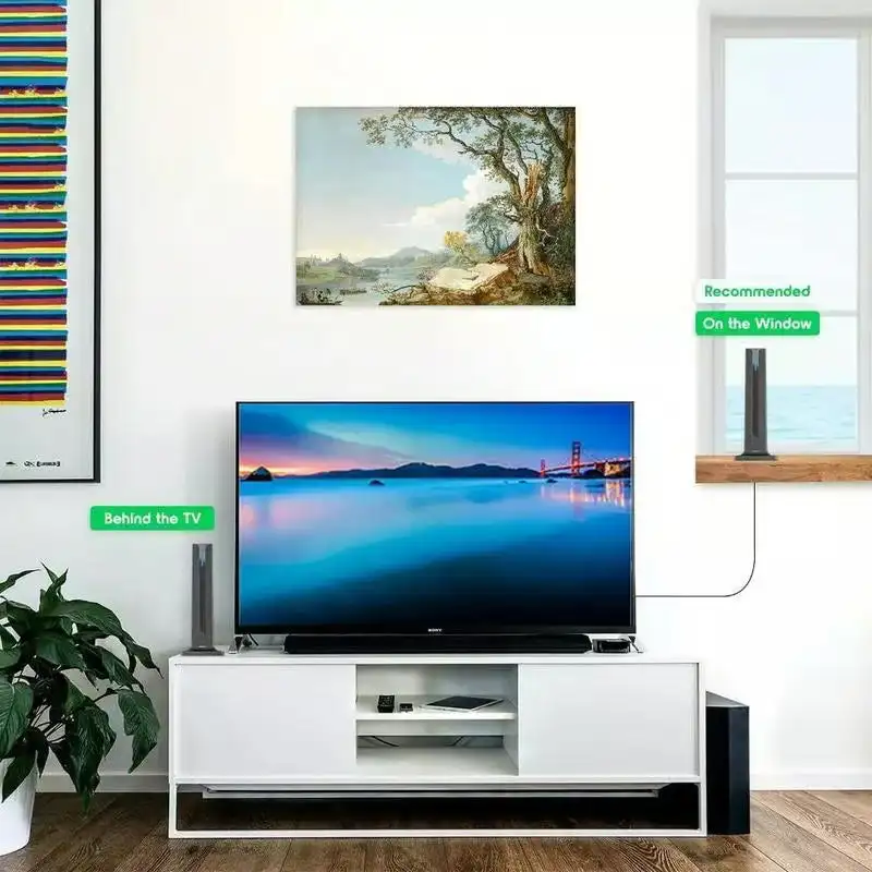 HD Digital Indoor TV Antena 4K-TV Antenna Digital HD Antena de TV digital de interio
HD Digital Indoor TV Antena 4K-TV Antenna Digital HD Antena de TV digital de interio