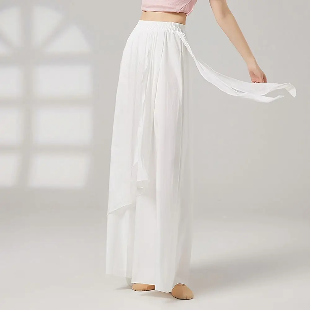 Fashion Loose Dance Skirt Pant Chiffon Elastic Waist Classical Dance Trousers Casual Flowing Practice Dancewear Women
Fashion Loose Dance Skirt Pant Chiffon Elastic Waist Classical Dance Trousers Casual Flowing Practice Dancewear Women