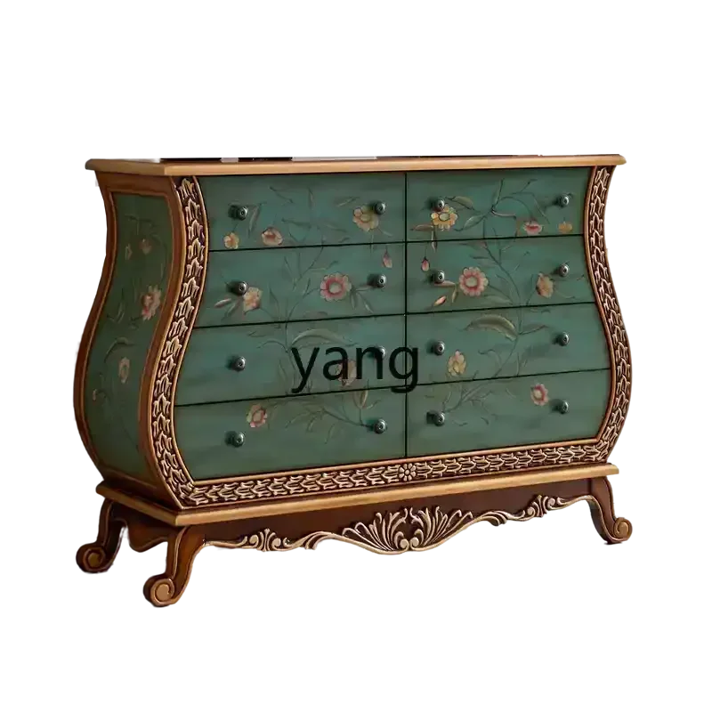 Lmm decorative cabinet American chest cabinet painted solid wood corridor cabinet storage
Lmm decorative cabinet American chest cabinet painted solid wood corridor cabinet storage
