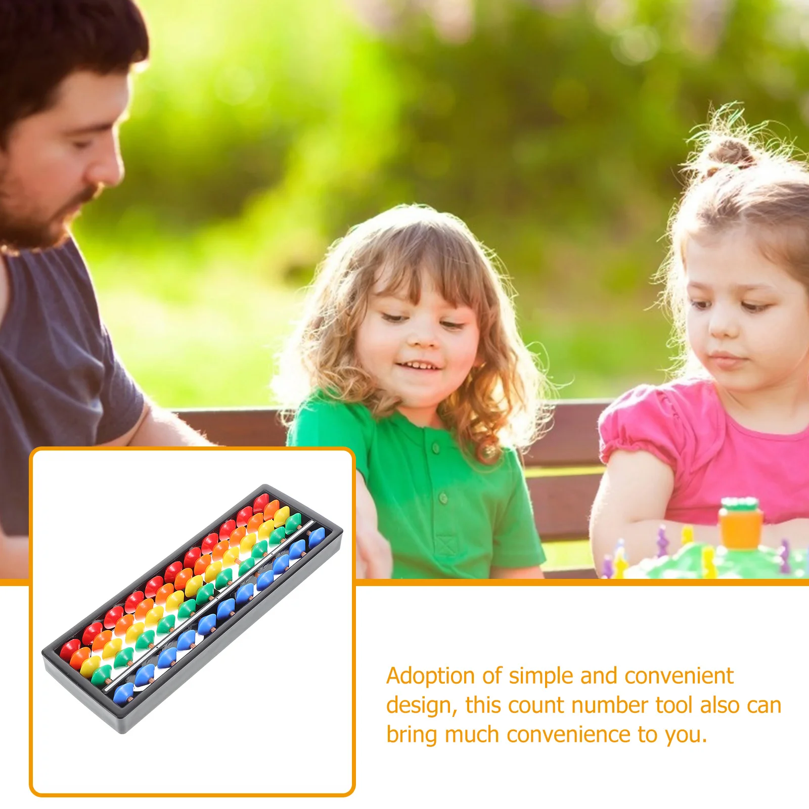 Plastic Colorful Abacus 9 Rows 5 Beads Mental Arithmetic Educational Aid Kids Math Learning Counting Desktop Abacus
Plastic Colorful Abacus 9 Rows 5 Beads Mental Arithmetic Educational Aid Kids Math Learning Counting Desktop Abacus