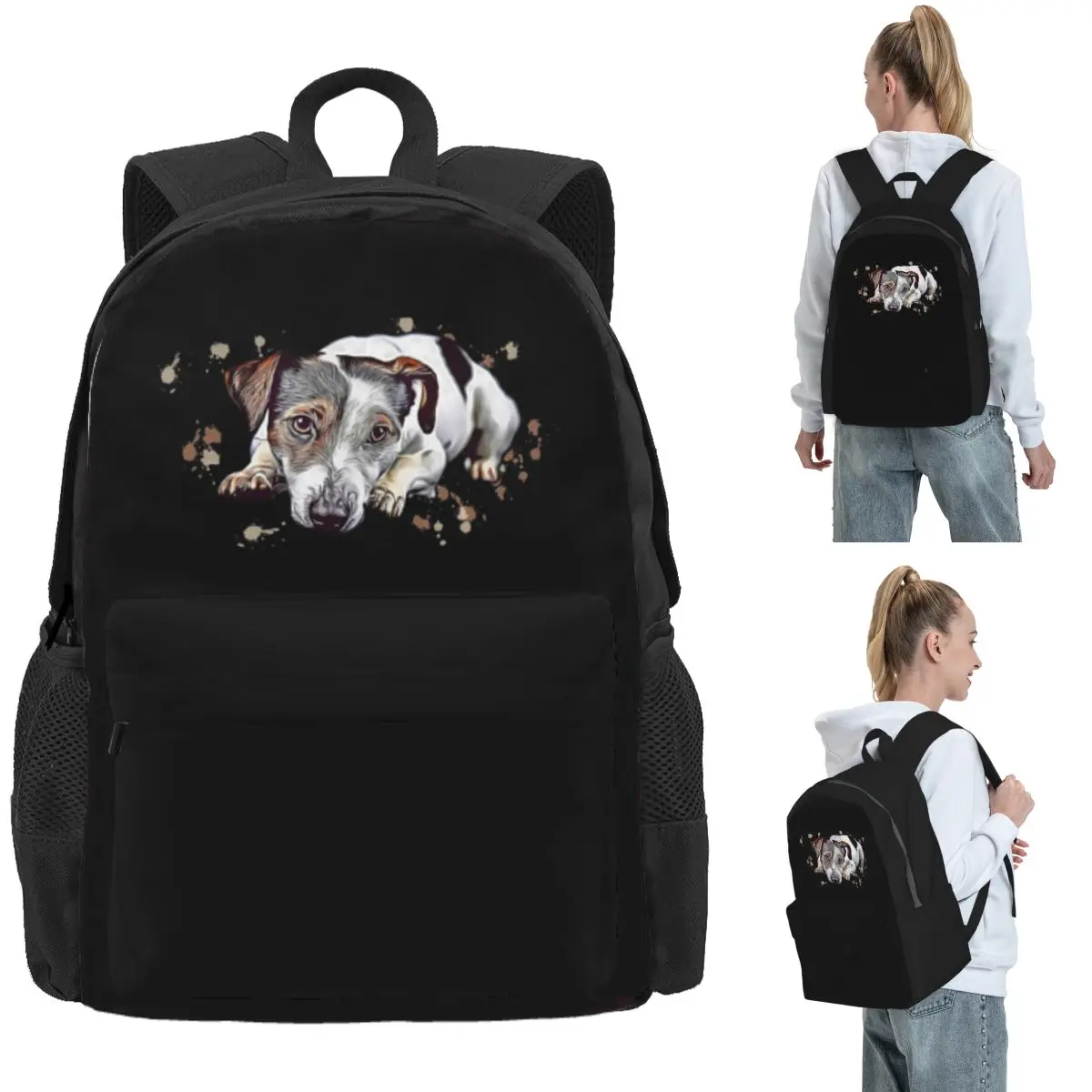 Sweet Jack Russell Terrier Gift Dog Lover Mum Backpack Daypack Large Capacity Kids BookBag School Bag Shoulder Bags Men Women
Sweet Jack Russell Terrier Gift Dog Lover Mum Backpack Daypack Large Capacity Kids BookBag School Bag Shoulder Bags Men Women