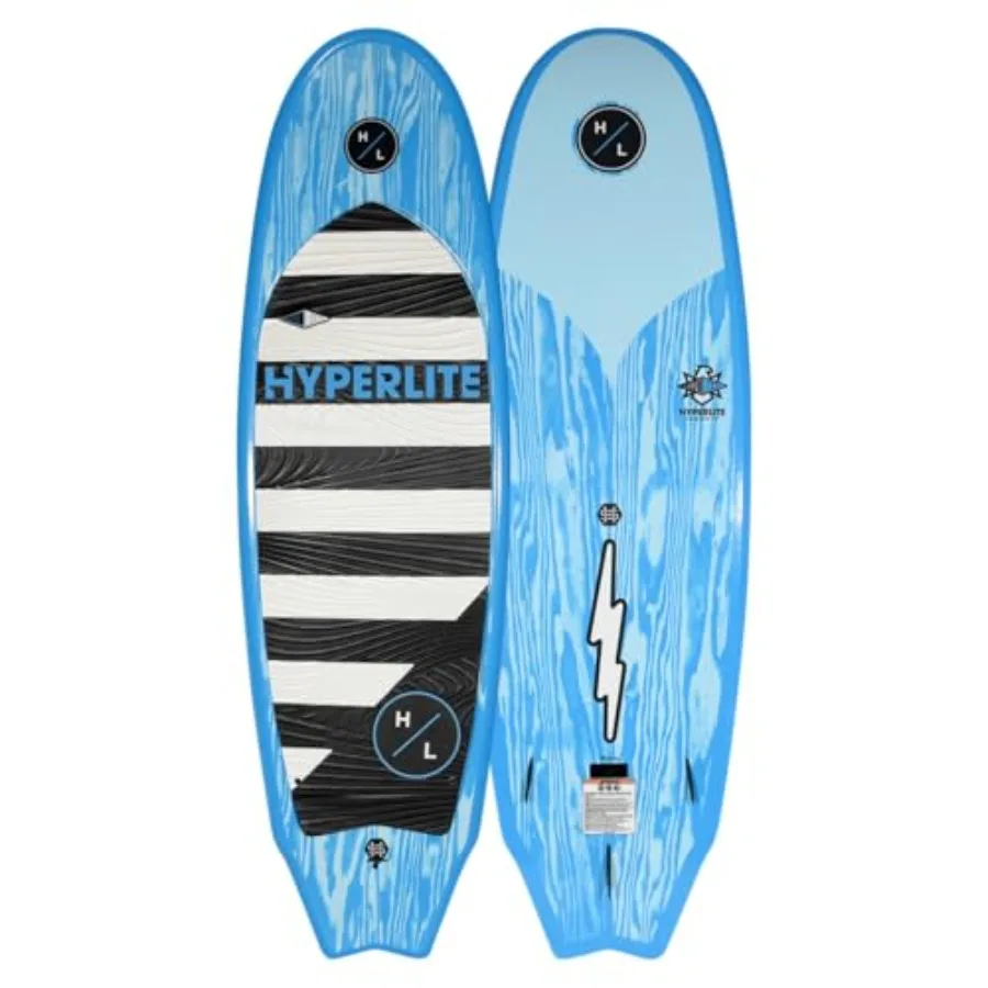 Landlock Premier Wakesurf Board, 5.9 ft, fiberglass construction, matte black finish, enhanced rail grip and smooth rocker for
Landlock Premier Wakesurf Board, 5.9 ft, fiberglass construction, matte black finish, enhanced rail grip and smooth rocker for