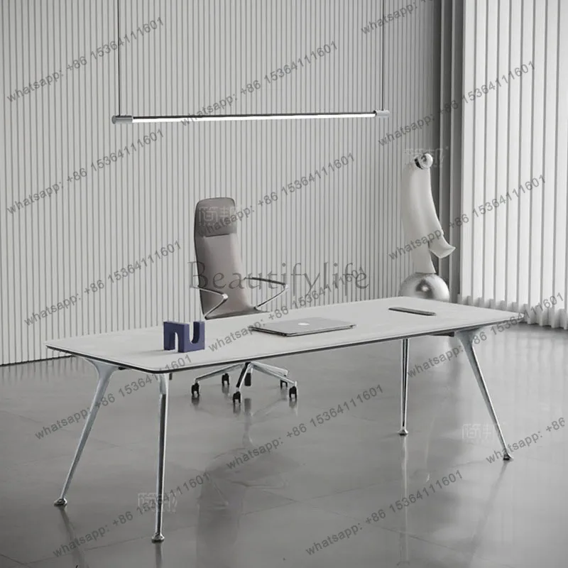 LJY Minimalist Aesthetic Office Desk Display Modern Standing Executive Decoration Office Desk Design Crafts Tavolo Home Furnitur
LJY Minimalist Aesthetic Office Desk Display Modern Standing Executive Decoration Office Desk Design Crafts Tavolo Home Furnitur