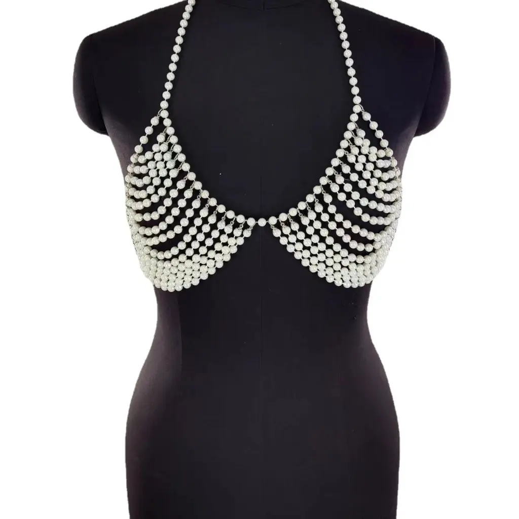MW3230 Strapless Vest Pearl Chain Stitching Tassel Detail Backless Top for Women European And United States Style Body Chain
MW3230 Strapless Vest Pearl Chain Stitching Tassel Detail Backless Top for Women European And United States Style Body Chain
