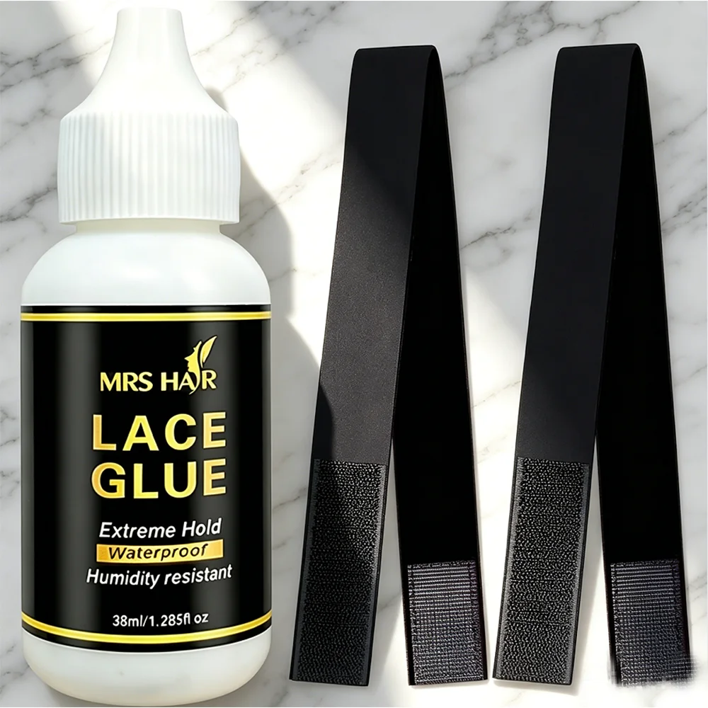 38ml Extreme Hold Waterproof Lace Glue with Two Black Bands Wig Adhesive for Lace Frontal Full Lace Wigs Durable Long-Lasting
38ml Extreme Hold Waterproof Lace Glue with Two Black Bands Wig Adhesive for Lace Frontal Full Lace Wigs Durable Long-Lasting