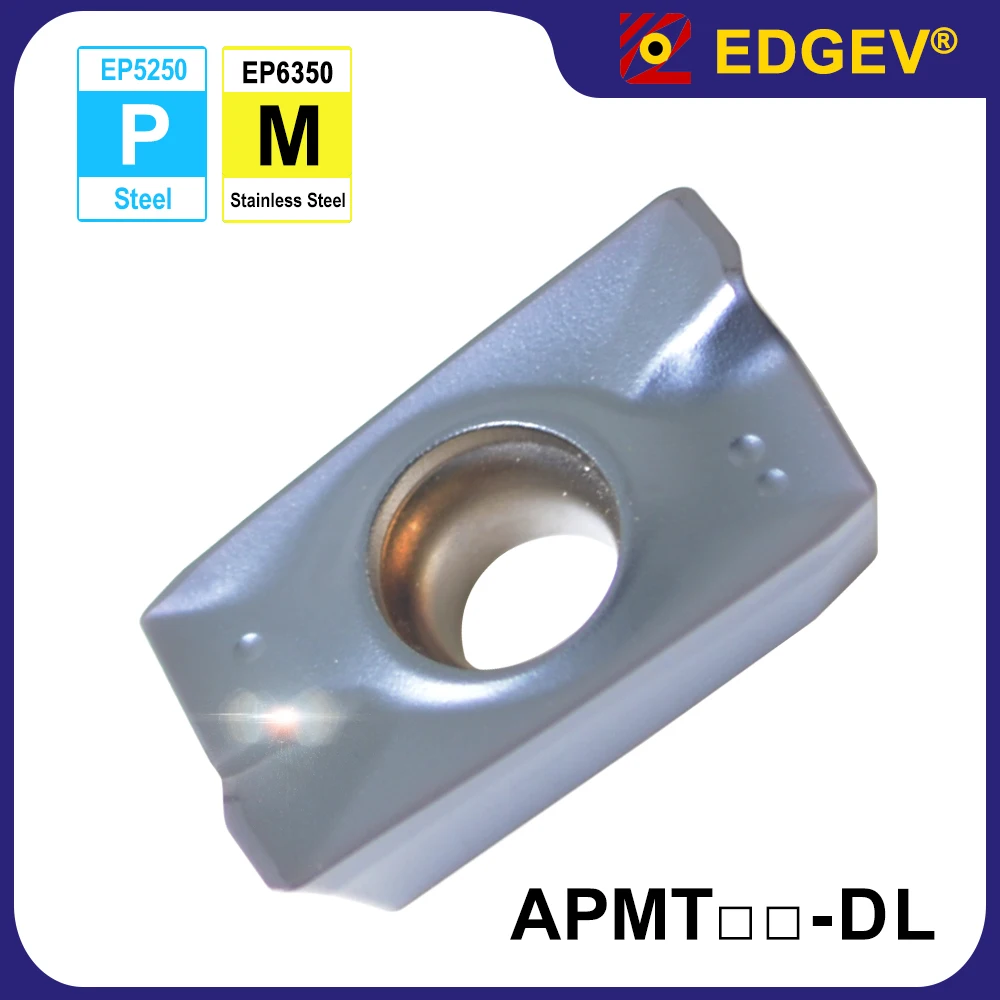 EDGEV 100% Original Milling Inserts,APMT1135PDER-DL,APMT1604PDER-DL,CNC Lathe End Mill Cutter, High Quality APMT Carbide Blade
EDGEV 100% Original Milling Inserts,APMT1135PDER-DL,APMT1604PDER-DL,CNC Lathe End Mill Cutter, High Quality APMT Carbide Blade