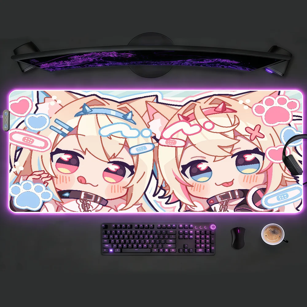 Коврик для мыши Cartoon Fuwamoco с RGB LED подсветкой, нескользящий, резиновый, для игр, большой XXL, для компьютера и офиса, для клавиатуры
Коврик для мыши Cartoon Fuwamoco с RGB LED подсветкой, нескользящий, резиновый, для игр, большой XXL, для компьютера и офиса, для клавиатуры
