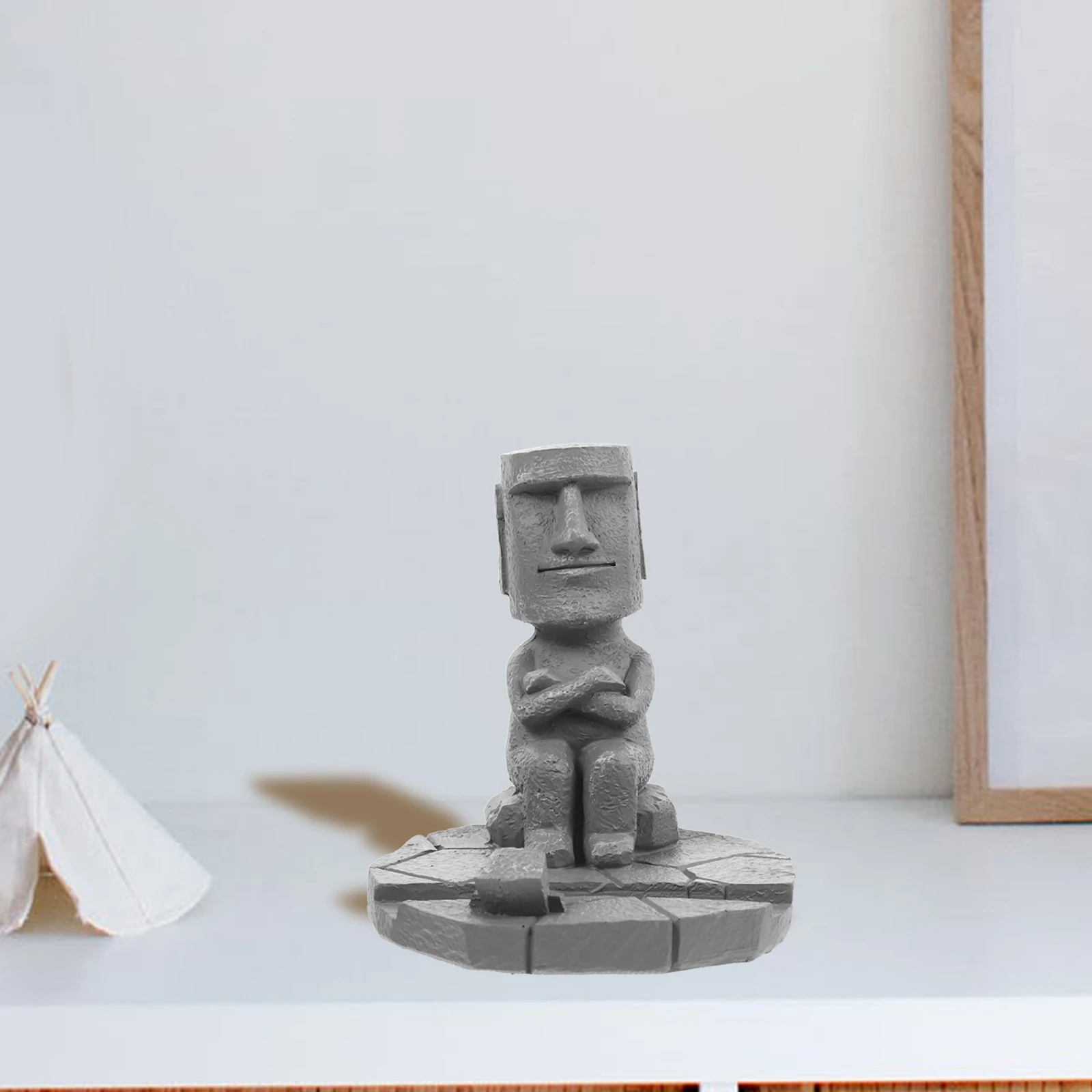 Moai Statue Resin Home Decor Creative Phone Pencil St Modern Sculpture Art Piece DY2075 Mini Model Statues
Moai Statue Resin Home Decor Creative Phone Pencil St Modern Sculpture Art Piece DY2075 Mini Model Statues
