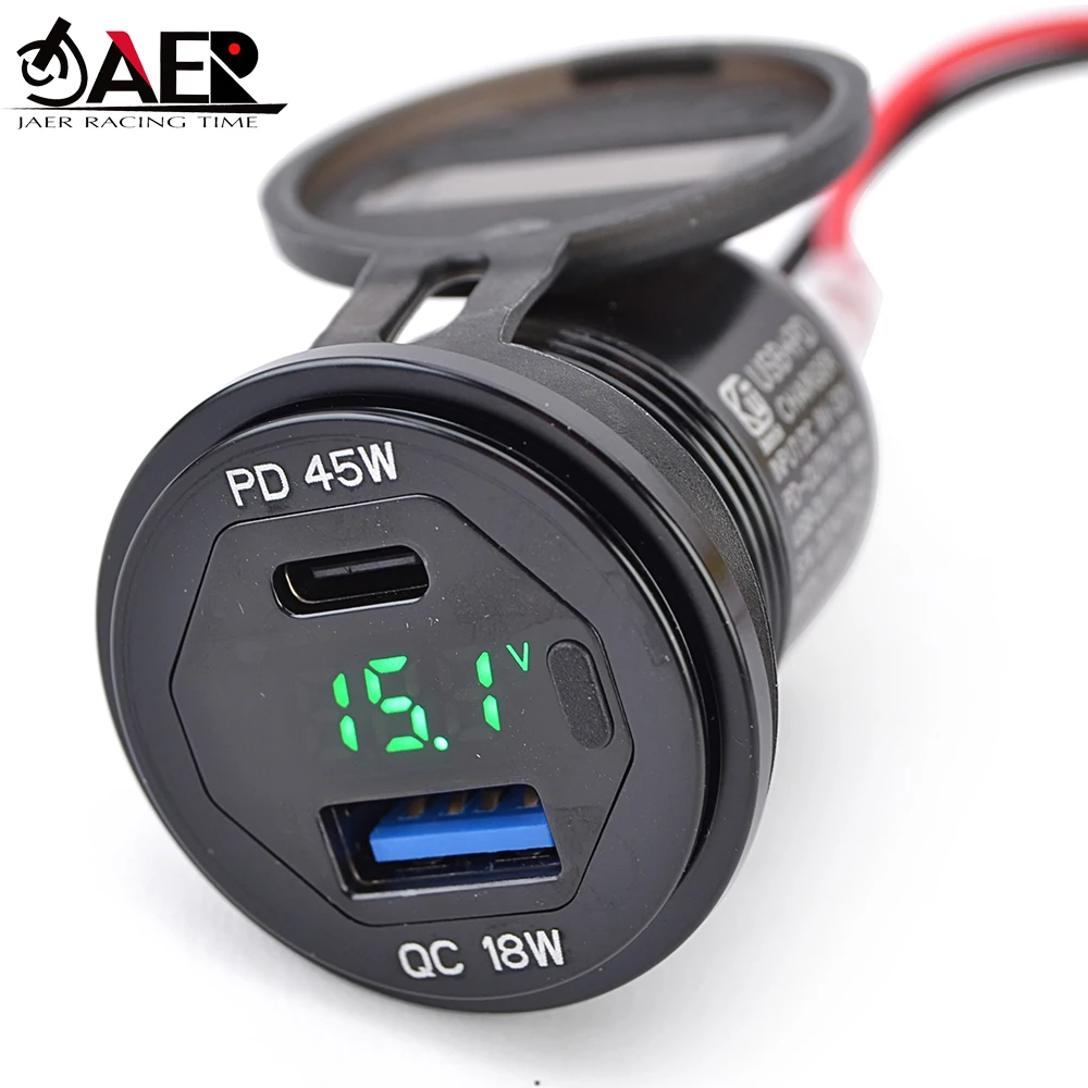 Мотоциклетная камера для мобильного телефона TYPE-C USB 45 Вт, быстрое зарядное устройство с реле для Kawasaki Versys 650 Versys 650 2024 2023 2022
Мотоциклетная камера для мобильного телефона TYPE-C USB 45 Вт, быстрое зарядное устройство с реле для Kawasaki Versys 650 Versys 650 2024 2023 2022