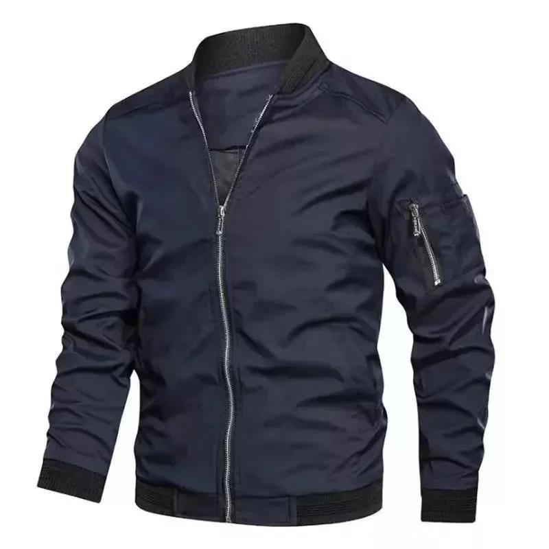 2025 Fashion Young Men's Jackets Baseball Clothing Bomber Jacket Basic Style Solid Color Coat Fall Winter Quality New Men's Jack
2025 Fashion Young Men's Jackets Baseball Clothing Bomber Jacket Basic Style Solid Color Coat Fall Winter Quality New Men's Jack