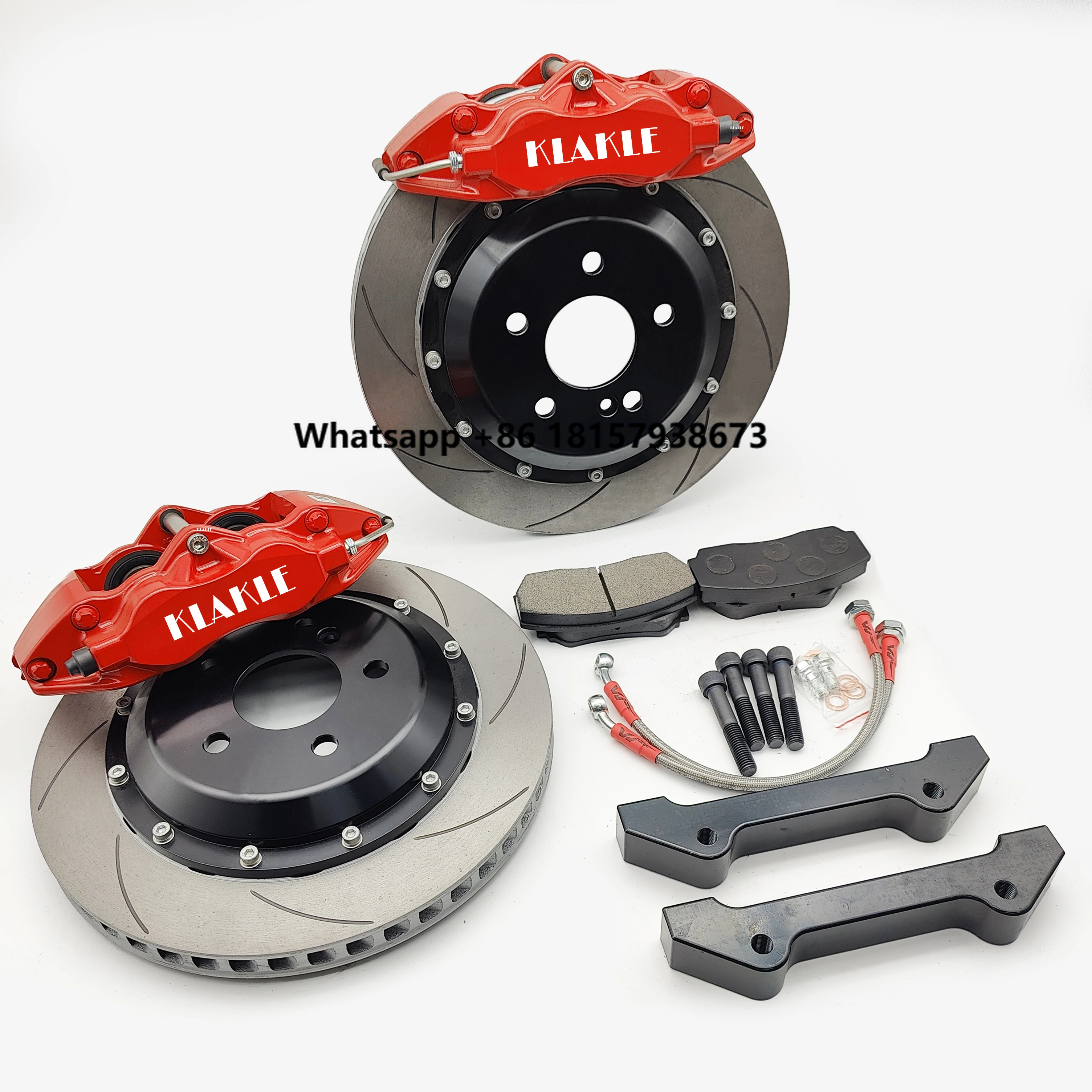 KLAKLE Big Brake Kit Racing Brake Pads Brake Caliper 9200 4 Big Piston for Honda S2000
KLAKLE Big Brake Kit Racing Brake Pads Brake Caliper 9200 4 Big Piston for Honda S2000