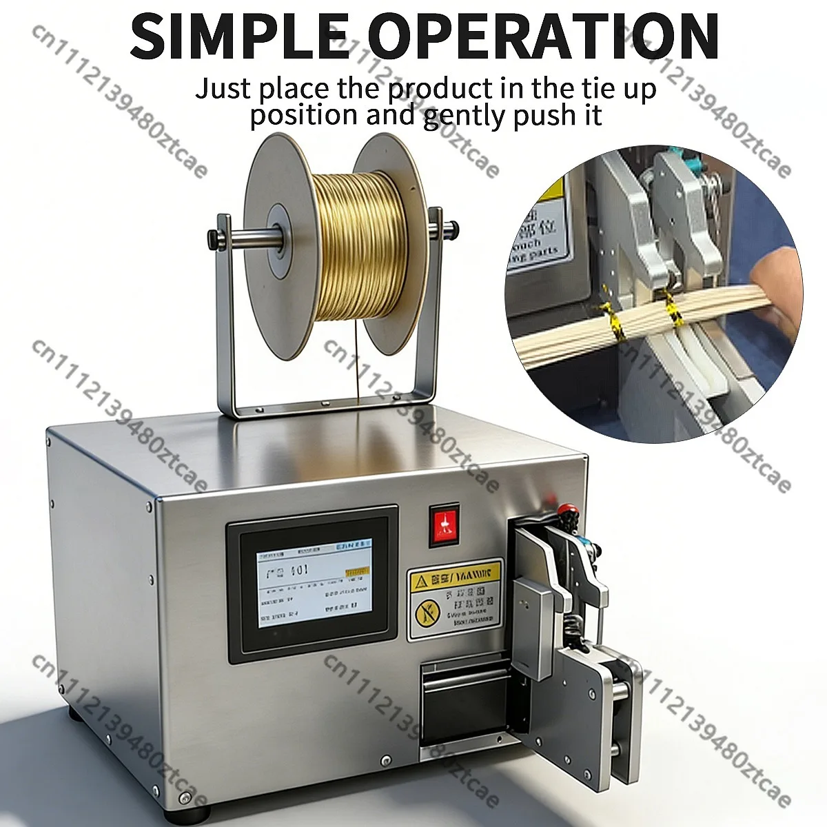 Automatic Stainless Steel Touch Screen Wire Tying Machine for Candy Bread Fruit Bag Sealing
Automatic Stainless Steel Touch Screen Wire Tying Machine for Candy Bread Fruit Bag Sealing