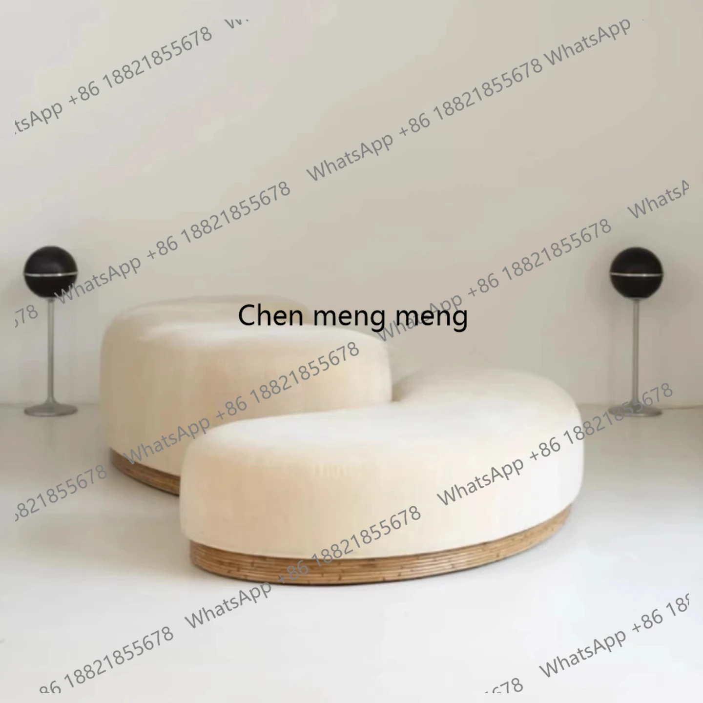 Curved velvet fabric sofa, light luxury, hotel living room fabric sofa stool
Curved velvet fabric sofa, light luxury, hotel living room fabric sofa stool