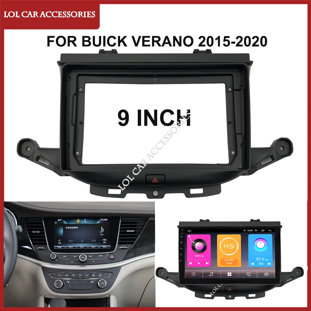 9-дюймовый автомобильный радиоприемник Fascia ДЛЯ BUICK Verano 2015-2020, Android MP5, GPS-плеер, панель корпуса, рамка 2 Din, стереоприборная панель, отделка
9-дюймовый автомобильный радиоприемник Fascia ДЛЯ BUICK Verano 2015-2020, Android MP5, GPS-плеер, панель корпуса, рамка 2 Din, стереоприборная панель, отделка