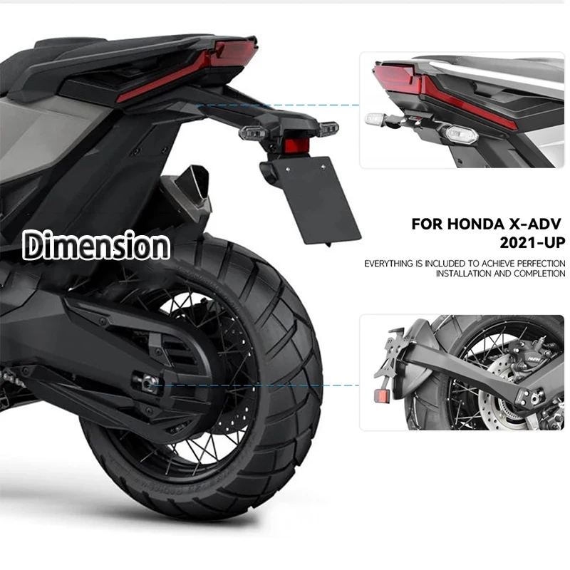 Motorcycle License Plate Frame Holder Wheel Mudguard Fender Kit For Honda X-ADV XADV 750 XADV750 NSS 750 NSS750 2021 2022
Motorcycle License Plate Frame Holder Wheel Mudguard Fender Kit For Honda X-ADV XADV 750 XADV750 NSS 750 NSS750 2021 2022
