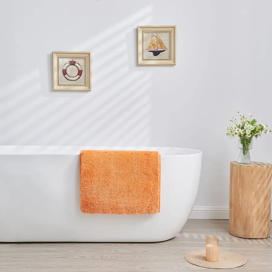 Оранжевые нескользящие коврики для ванной, супермягкие коврики из микрофибры, моющиеся, пушистые впитывающие коврики для ванной, быстросохнущие.
Оранжевые нескользящие коврики для ванной, супермягкие коврики из микрофибры, моющиеся, пушистые впитывающие коврики для ванной, быстросохнущие.