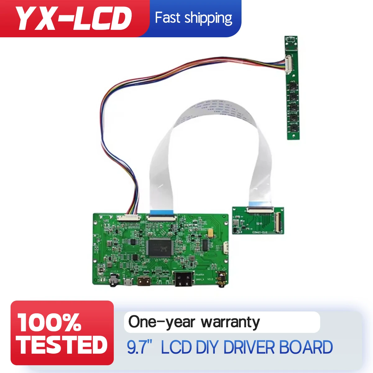 LP097QX1-SPA1 LTL097QL01 For iPad 3/4 9.7 Inch DIY IPS 2048*1536 Driver Board
LP097QX1-SPA1 LTL097QL01 For iPad 3/4 9.7 Inch DIY IPS 2048*1536 Driver Board
