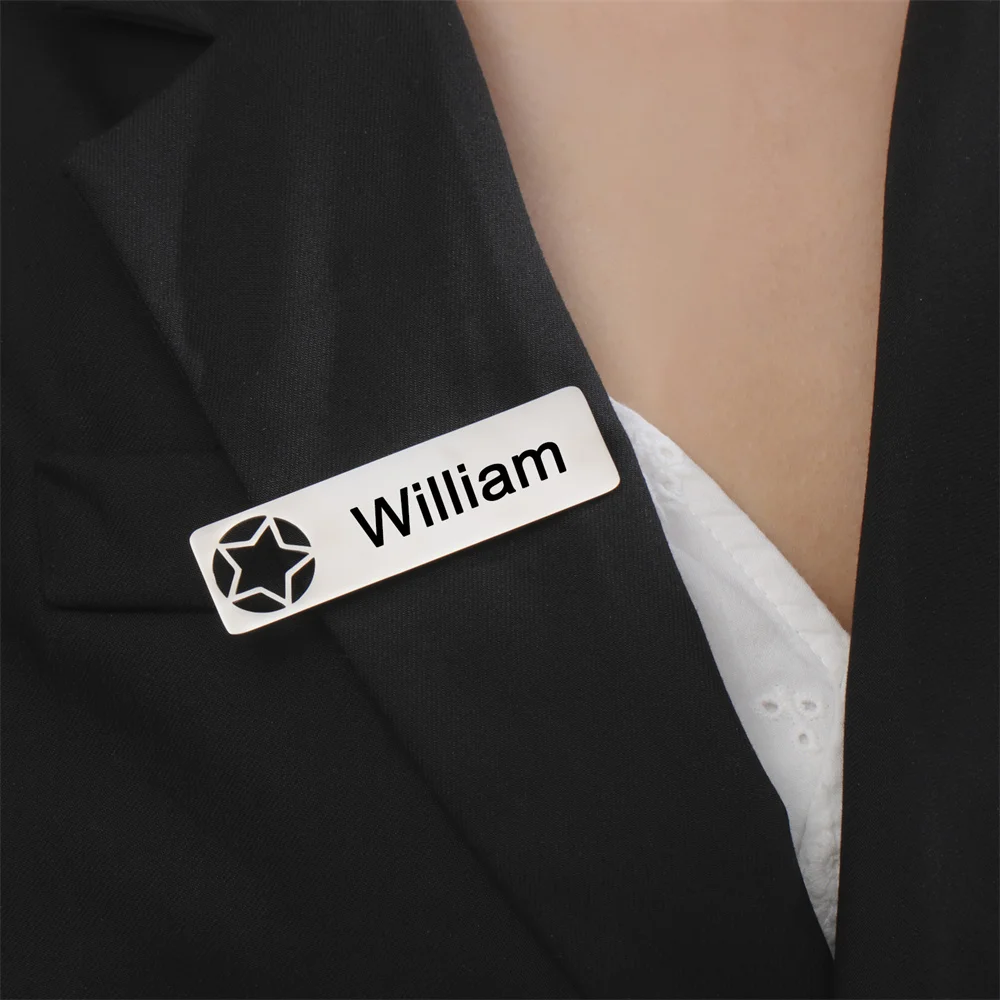 My Shape Custom Name Tag Badge Pin Custom Text Number Brooch Stainless Steel Brooch Pins for Women Men Shirt Suit Jewelry Gifts
My Shape Custom Name Tag Badge Pin Custom Text Number Brooch Stainless Steel Brooch Pins for Women Men Shirt Suit Jewelry Gifts