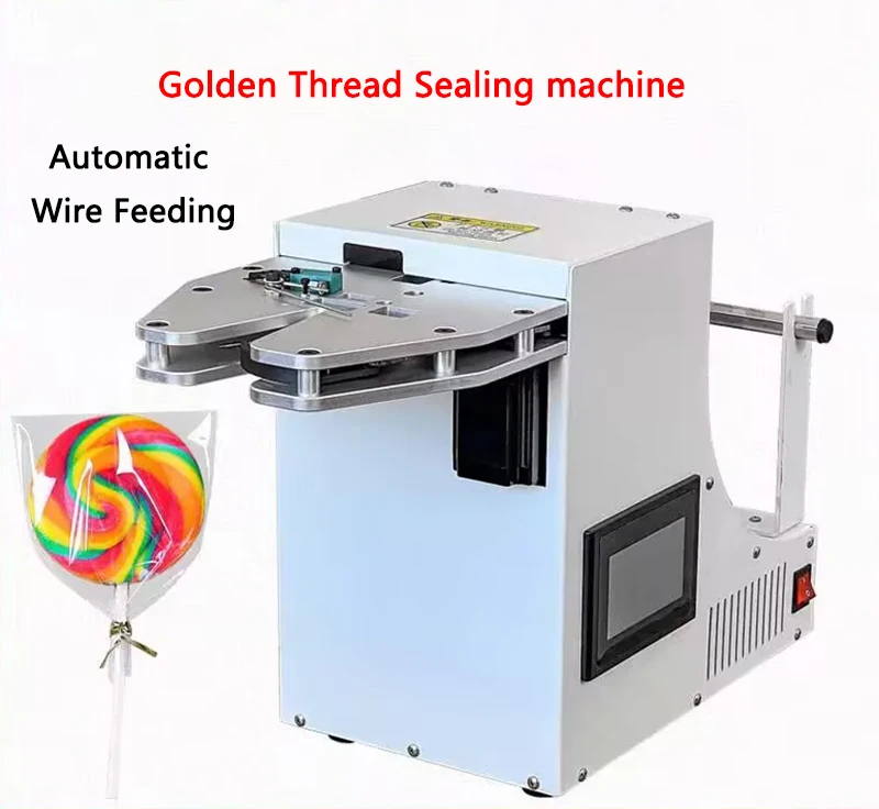 Vertical Automatic Gold Wire Tying Machine Bread Bag Bundling and Packaging Machine Fruit Food Strapping Sealing Machine 2-15mm
Vertical Automatic Gold Wire Tying Machine Bread Bag Bundling and Packaging Machine Fruit Food Strapping Sealing Machine 2-15mm