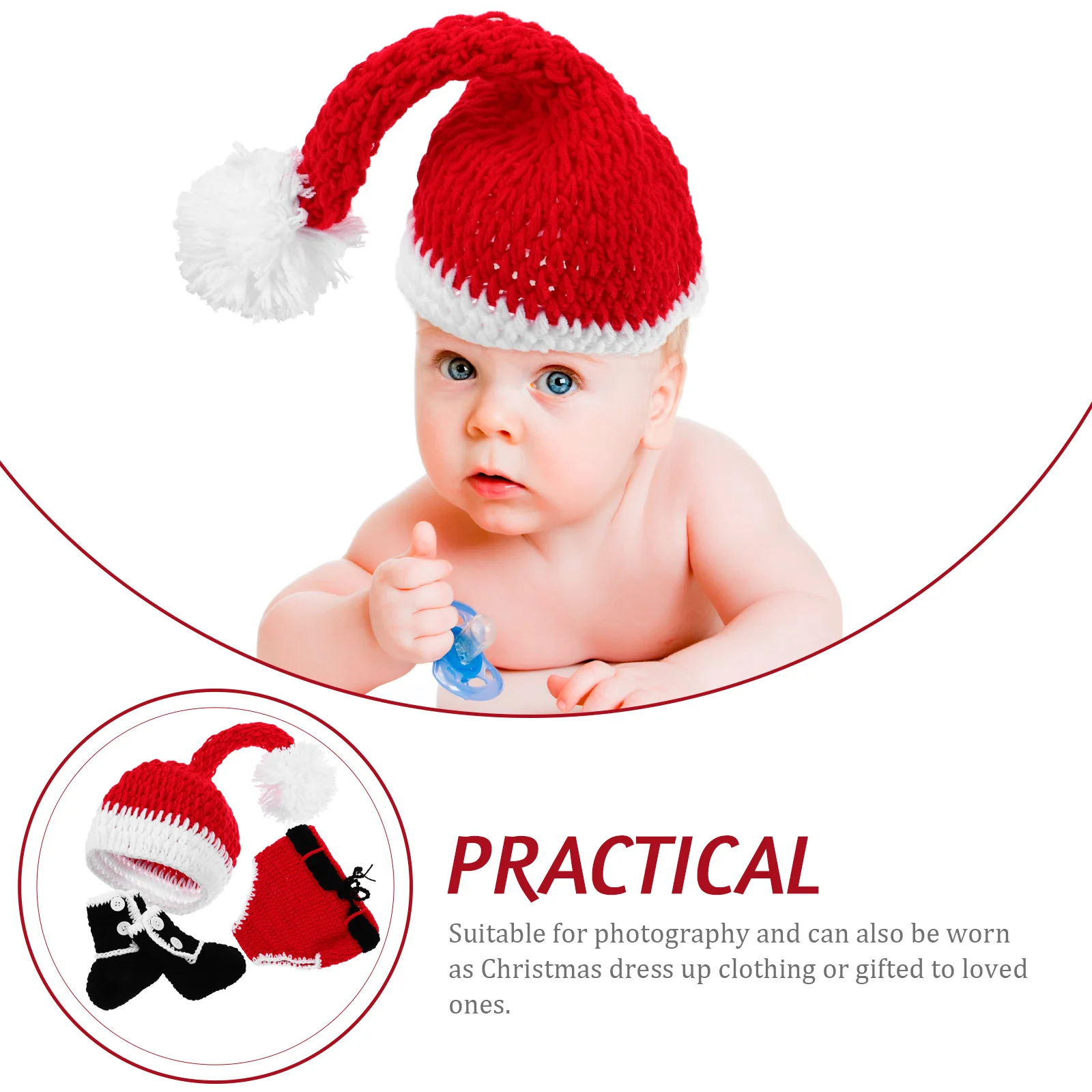 Christmas Baby Clothes H Knitted Newborn Girl Boy Outfit Photo Props Soft Acrylic Fiber Costume Set Christmas for girls
Christmas Baby Clothes H Knitted Newborn Girl Boy Outfit Photo Props Soft Acrylic Fiber Costume Set Christmas for girls