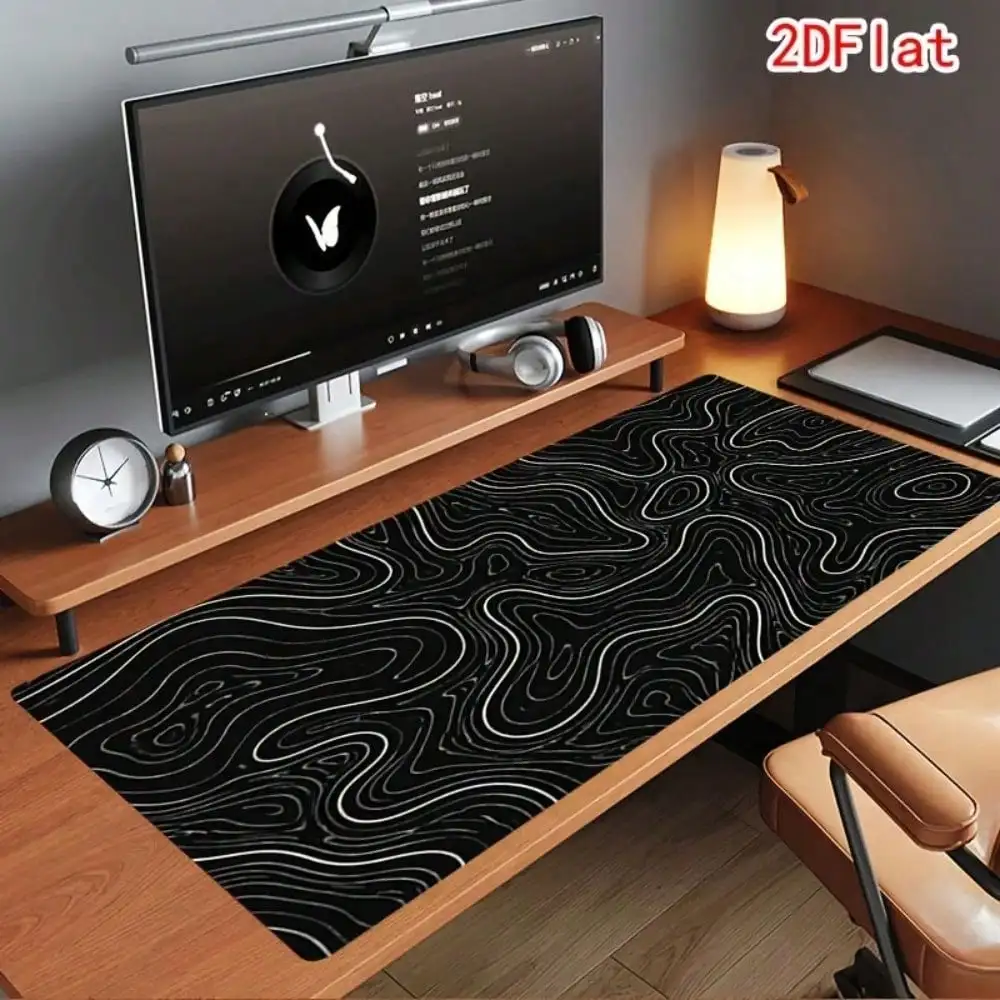 1pc Mouse Pad (Black Contour Design) Durable Extra Large Non-Slip Rubber Desk Mat, Gaming Office Accessory Home Multifunctional Rectangular PC Keyboard Pad, Perfect Holiday Gift
1pc Mouse Pad (Black Contour Design) Durable Extra Large Non-Slip Rubber Desk Mat, Gaming Office Accessory Home Multifunctional Rectangular PC Keyboard Pad, Perfect Holiday Gift