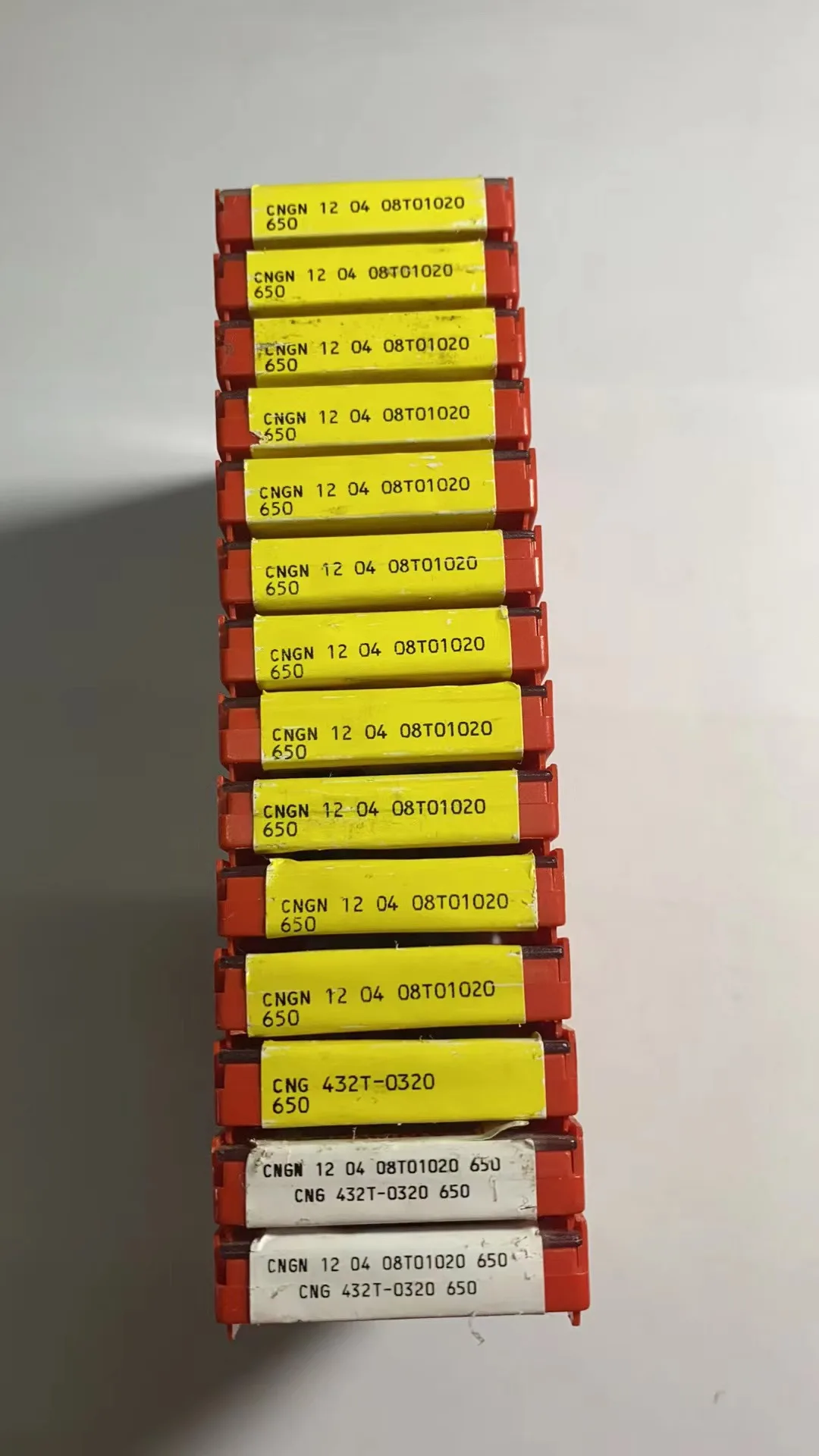 CNC blade CNGN120408T01020 650 Clearance special price, original and authentic, only 14 boxes
CNC blade CNGN120408T01020 650 Clearance special price, original and authentic, only 14 boxes