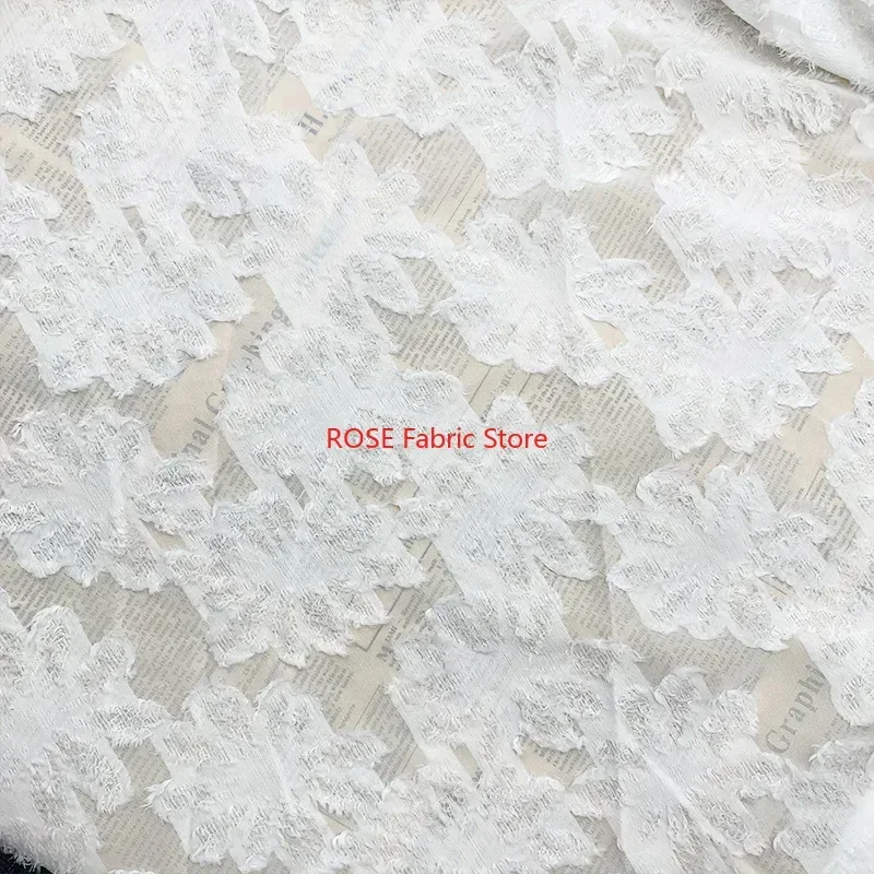 Chrysanthemum Pattern Jacquard Cut Tassel Chiffon Fabric Breathable Fabric For Summer Blouse, Lace Top, Toddle Dress, Shirt
Chrysanthemum Pattern Jacquard Cut Tassel Chiffon Fabric Breathable Fabric For Summer Blouse, Lace Top, Toddle Dress, Shirt