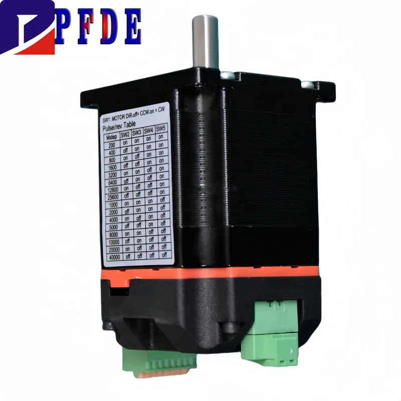 Nema23 Closed Loop Hybrid Integrated Motor 1.2Nm 2Nm 2.5Nm 3Nm Diameter 8mm High-precision Servo Motor with Drive for CNC
Nema23 Closed Loop Hybrid Integrated Motor 1.2Nm 2Nm 2.5Nm 3Nm Diameter 8mm High-precision Servo Motor with Drive for CNC