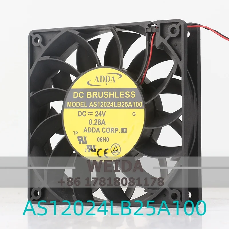ADDA AS12024LB25A100 24V 0.28A AC EC 12025 120X120X25MM 12CM inverter Axial flow two-wire low-speed ball coolingfan
ADDA AS12024LB25A100 24V 0.28A AC EC 12025 120X120X25MM 12CM inverter Axial flow two-wire low-speed ball coolingfan