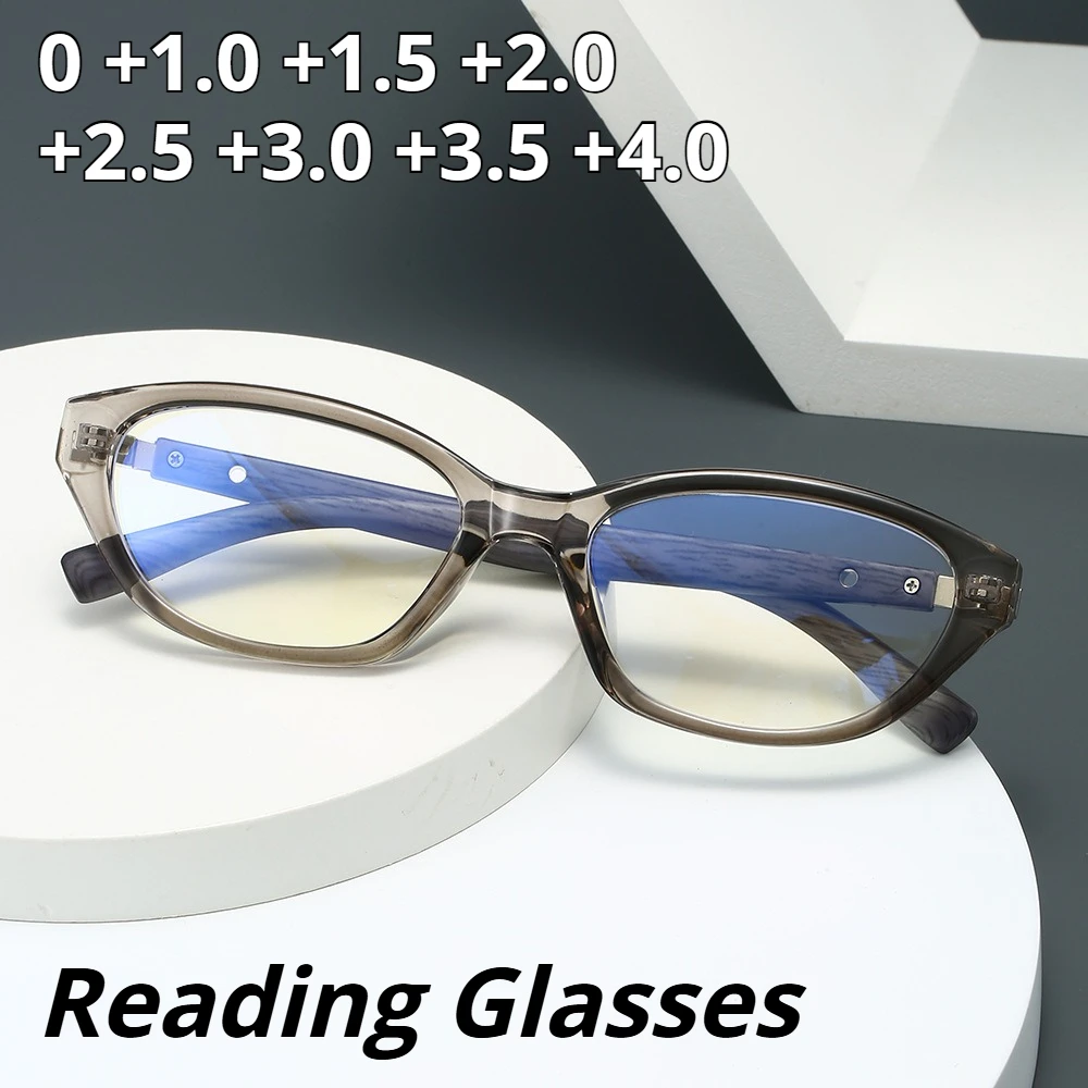 New Stylish Cat-Eye Anti-Blue Light Reading Glasses High-Definition Comfort Presbyopia Eyewear Unisex Diopter 0 To +4.0
New Stylish Cat-Eye Anti-Blue Light Reading Glasses High-Definition Comfort Presbyopia Eyewear Unisex Diopter 0 To +4.0