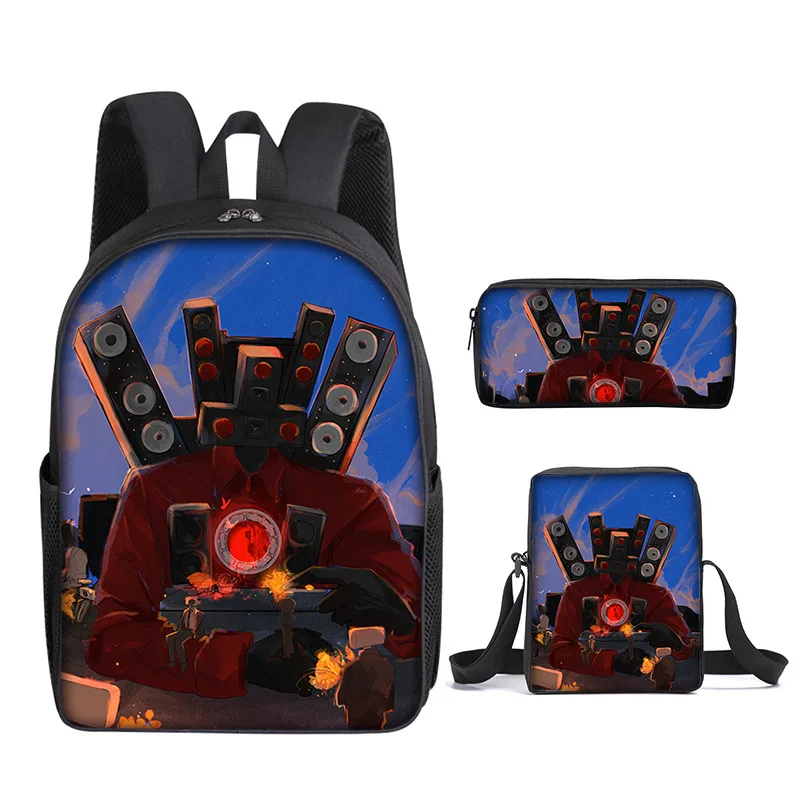 Classic Popular skibidi Toilet Man 3D Print 3pcs/Set pupil School Bags Laptop Daypack Backpack Inclined shoulder bag Pencil Case
Classic Popular skibidi Toilet Man 3D Print 3pcs/Set pupil School Bags Laptop Daypack Backpack Inclined shoulder bag Pencil Case