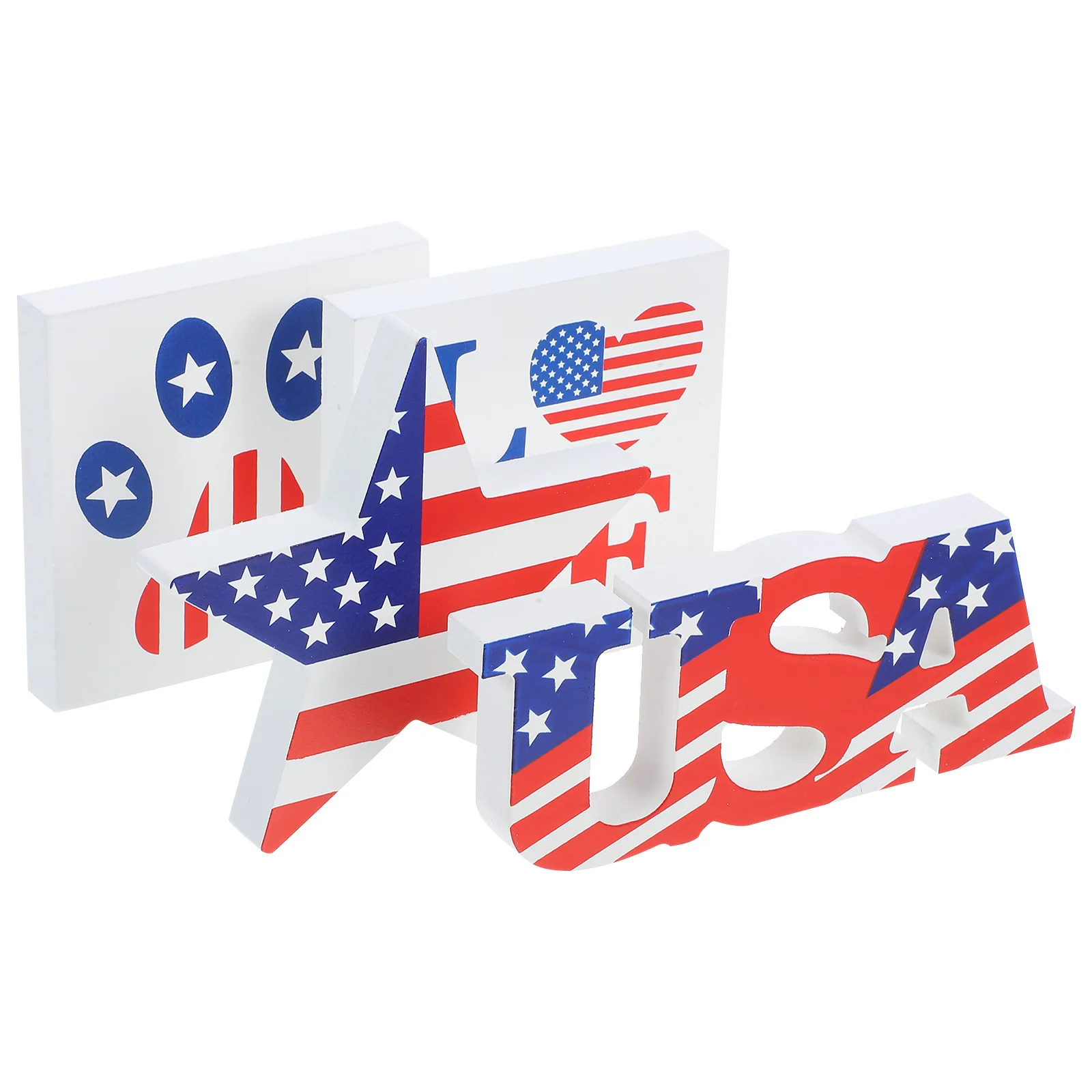 4Pcs Patriotic Wooden Tiered Tray Decor Independence Day Table Signs 4th of July Holiday Home Decorations Patriotic Decorations
4Pcs Patriotic Wooden Tiered Tray Decor Independence Day Table Signs 4th of July Holiday Home Decorations Patriotic Decorations