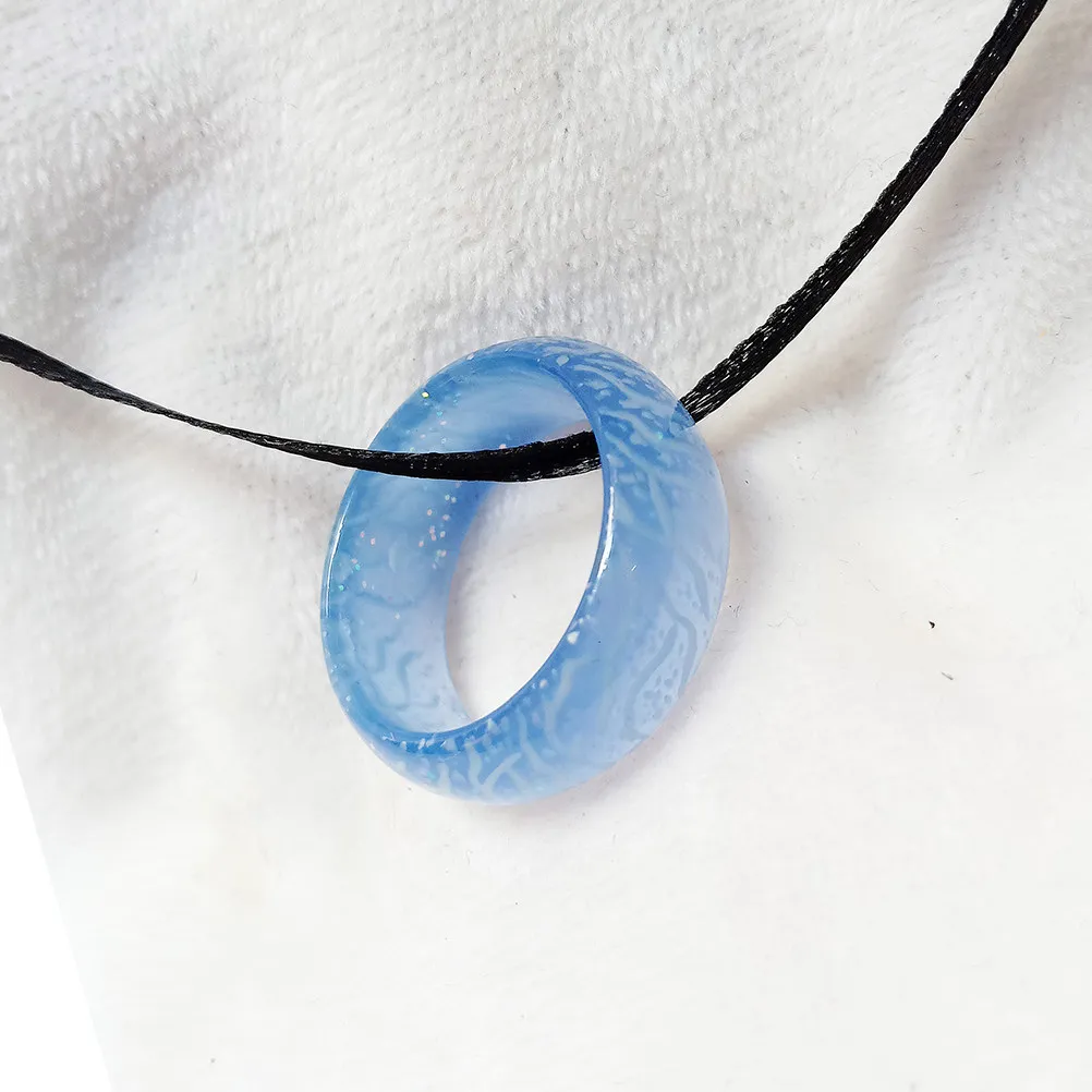 Eye-catching Ring Luminous Unique Style Resin for Kids Glow Dark Party Sky Blue
Eye-catching Ring Luminous Unique Style Resin for Kids Glow Dark Party Sky Blue