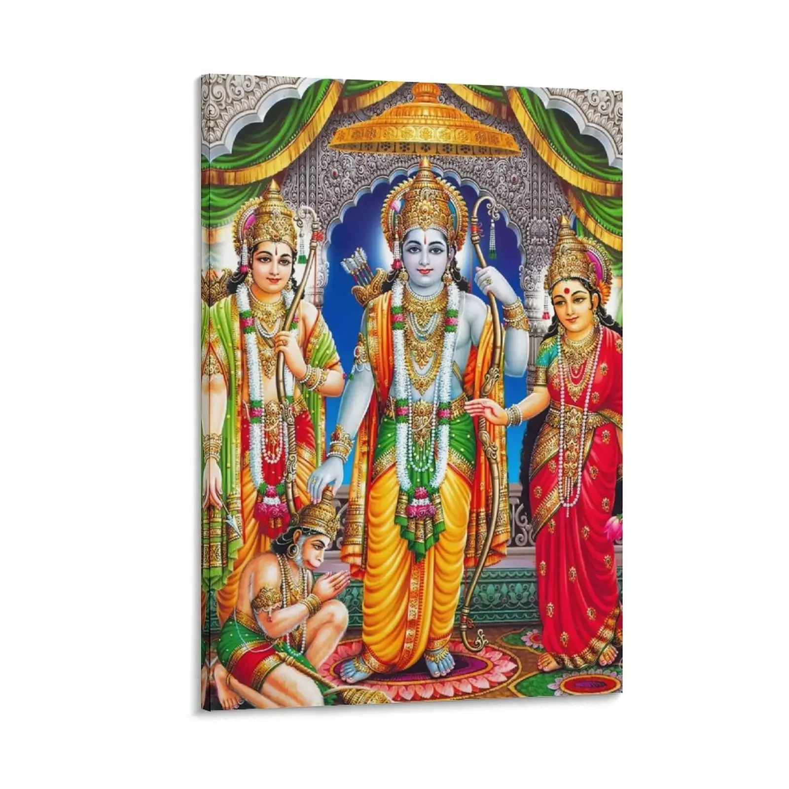 Lord Ram Devi Sita, Laxman Lord Hanuman Painting Canvas Painting Luxury living room decoration japanese room decor
Lord Ram Devi Sita, Laxman Lord Hanuman Painting Canvas Painting Luxury living room decoration japanese room decor