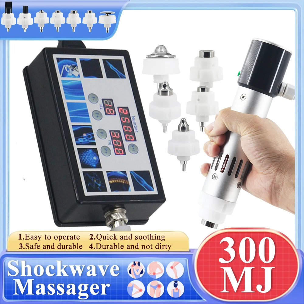 Physiotherapy Shockwave Therapy Machine New Portable Massager For ED Treatment Relieve Shoulder Pain 300MJ Shock Wave Massager
Physiotherapy Shockwave Therapy Machine New Portable Massager For ED Treatment Relieve Shoulder Pain 300MJ Shock Wave Massager